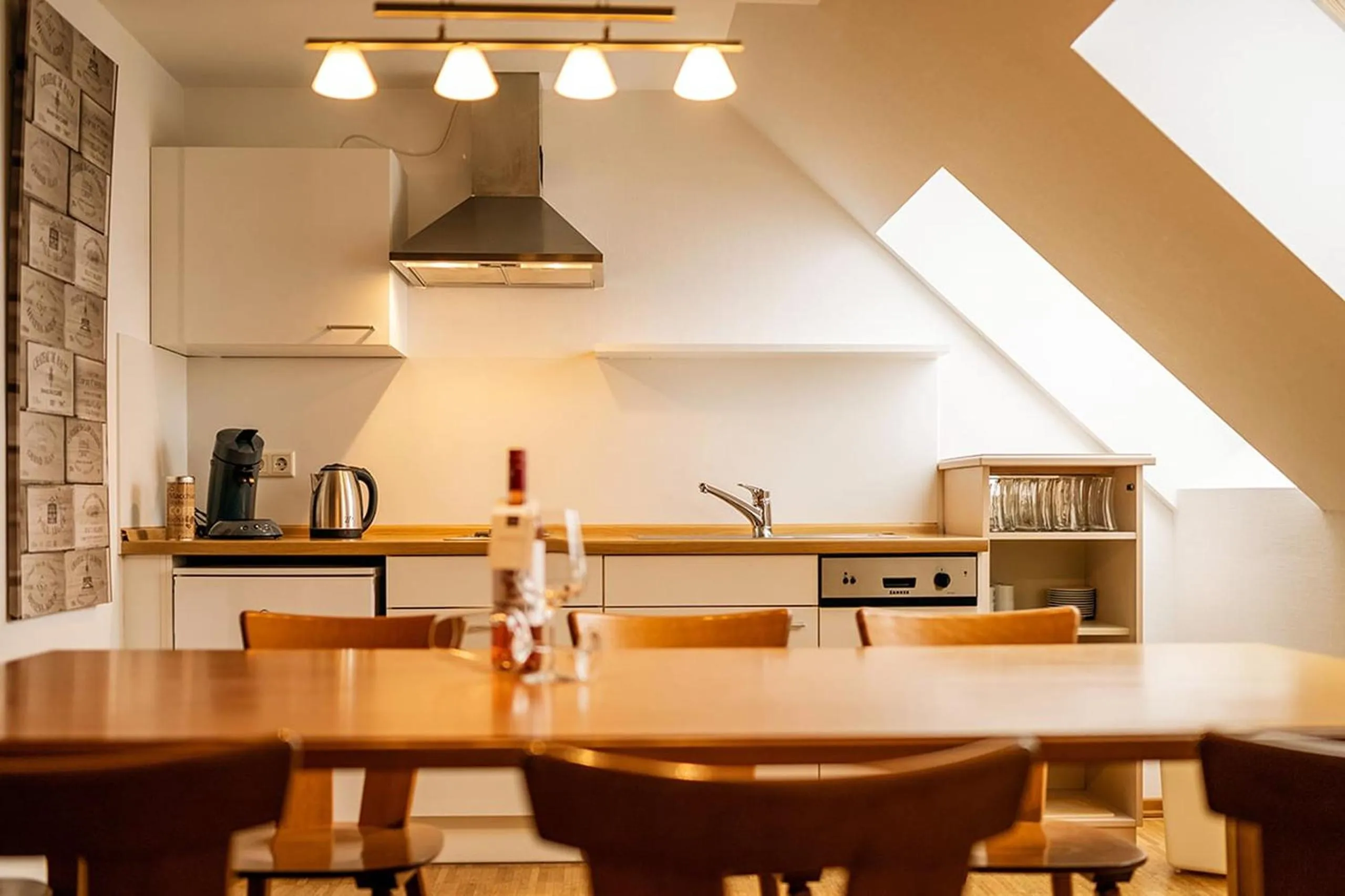 Kitchen or kitchenette in Apparthotel Bad Schandau by STEIGER Hotels