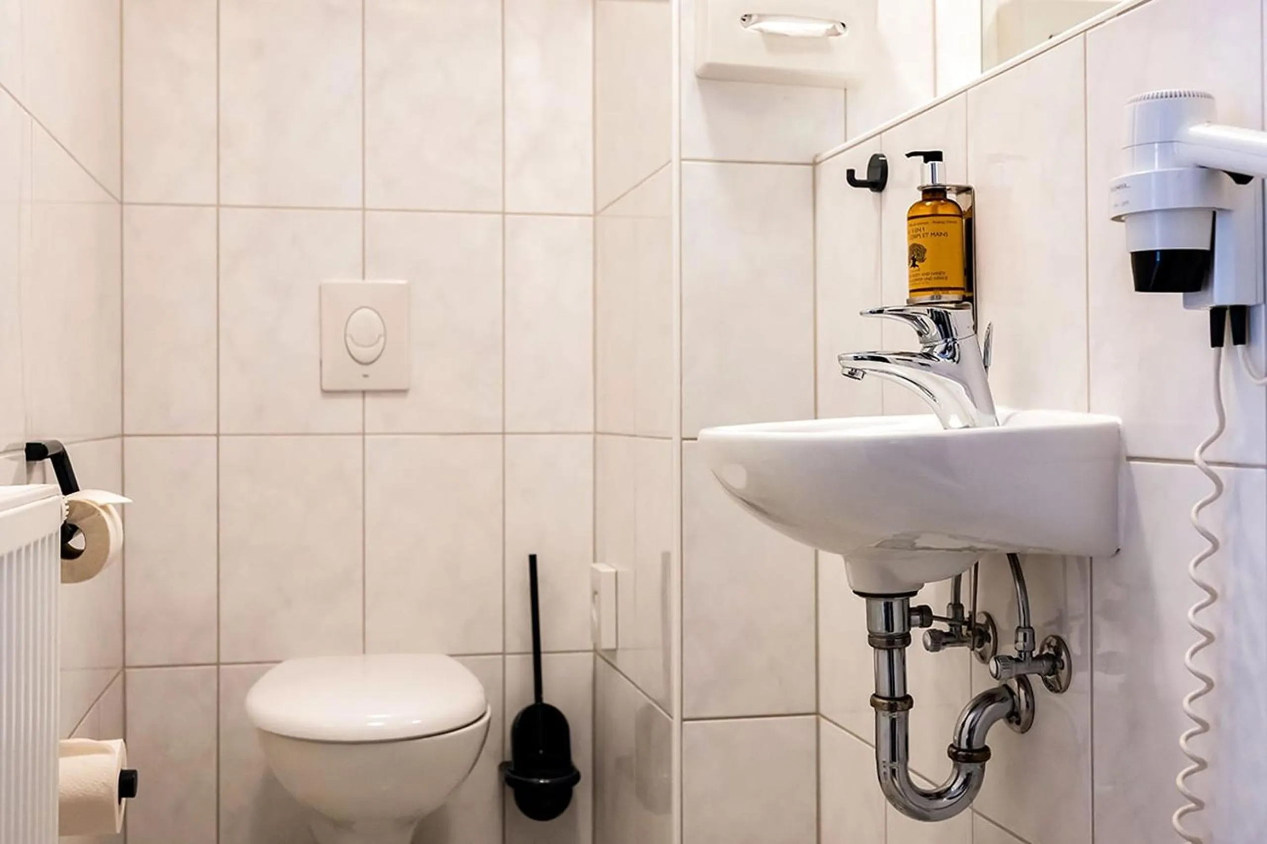 Toilet in Apparthotel Bad Schandau by STEIGER Hotels