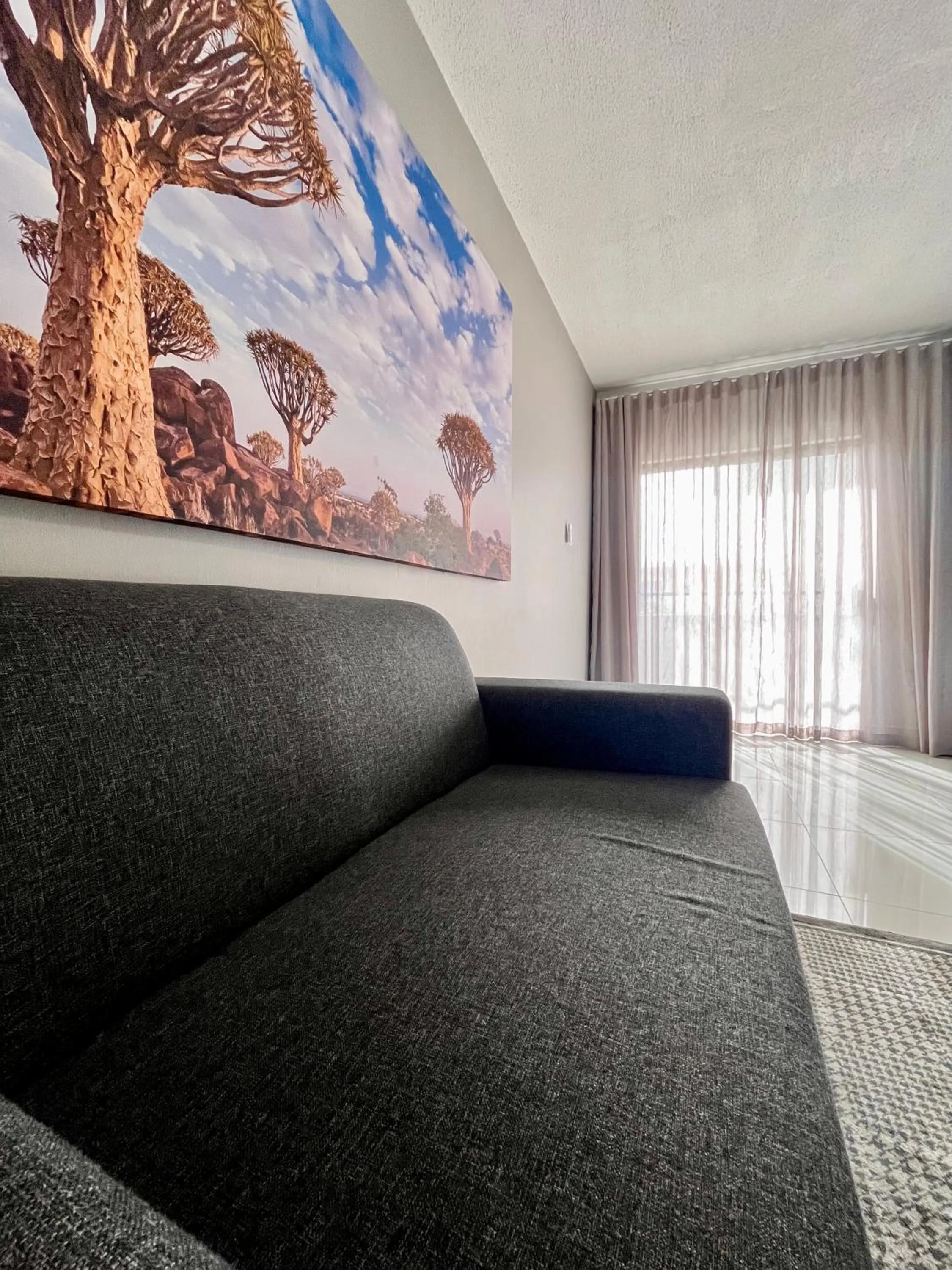 Living room, Bed in Hillside Executive Accommodation