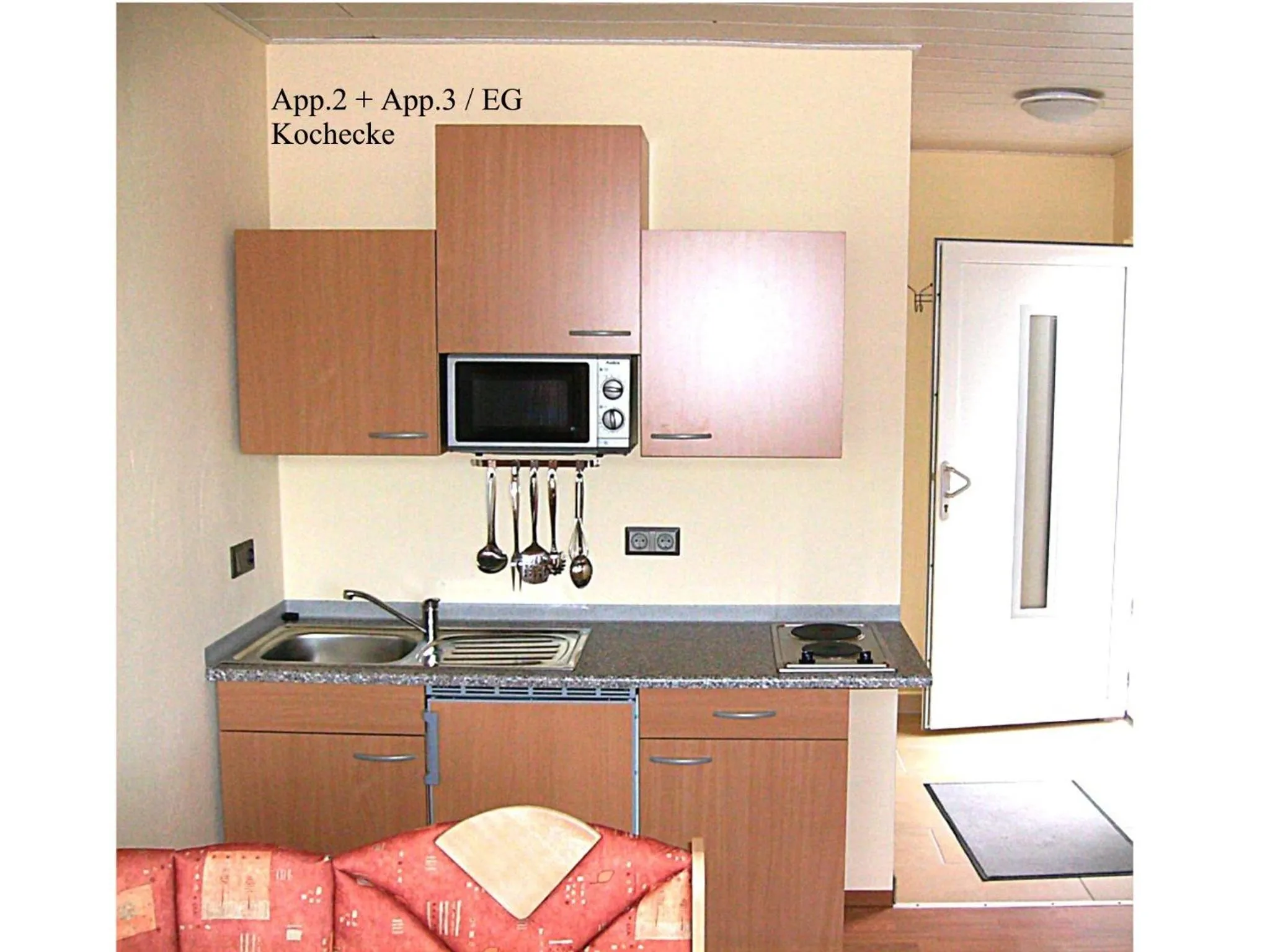 Kitchen or kitchenette in Järgen Ferienappartements