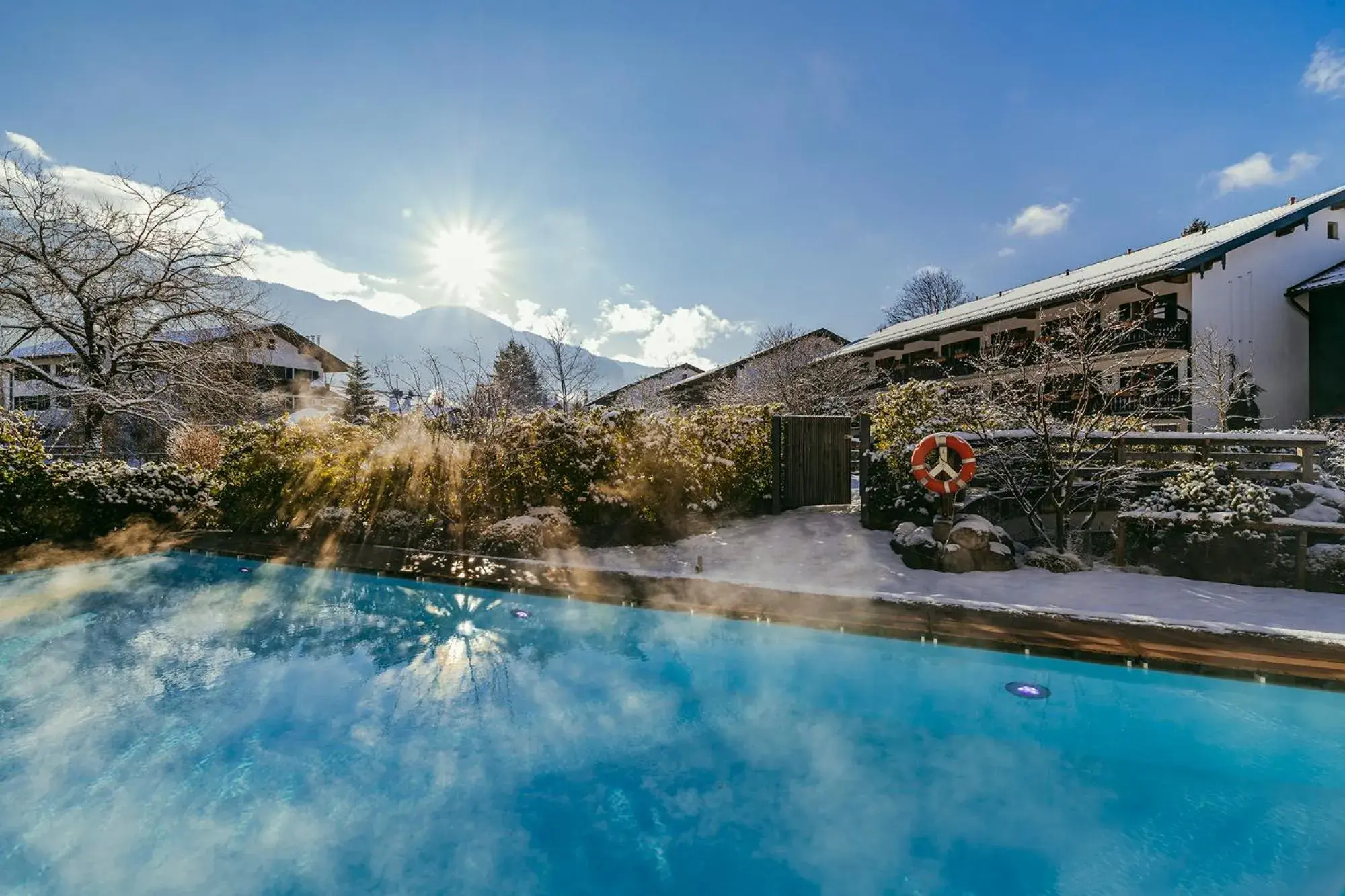 Swimming pool in Spa & Resort Bachmair Weissach, LUXURY FAMILY RESORT Swimming pool in Spa & Resort Bachmair Weissach, LUXURY FAMILY RESORT