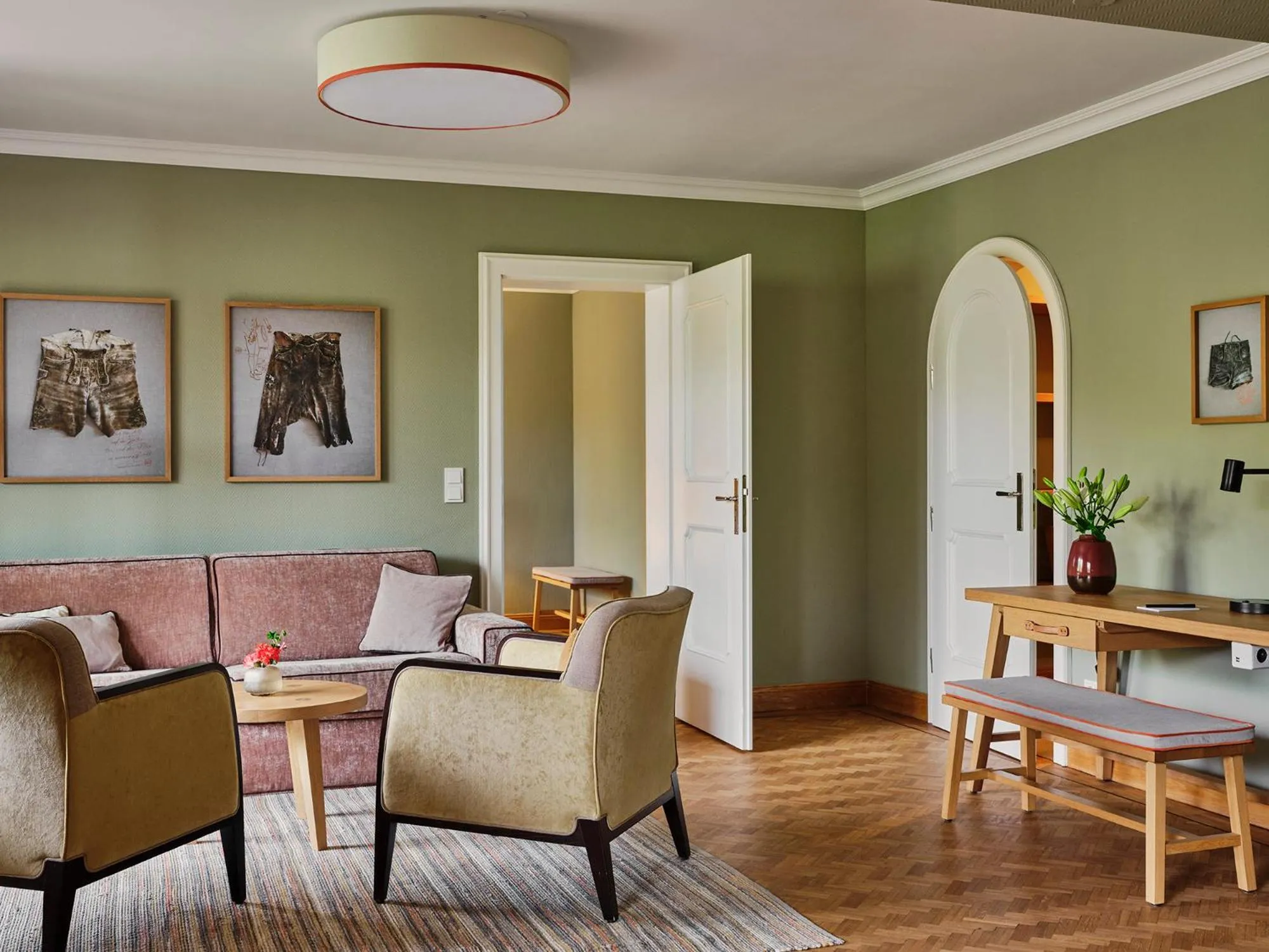 Living room in Spa & Resort Bachmair Weissach, LUXURY FAMILY RESORT