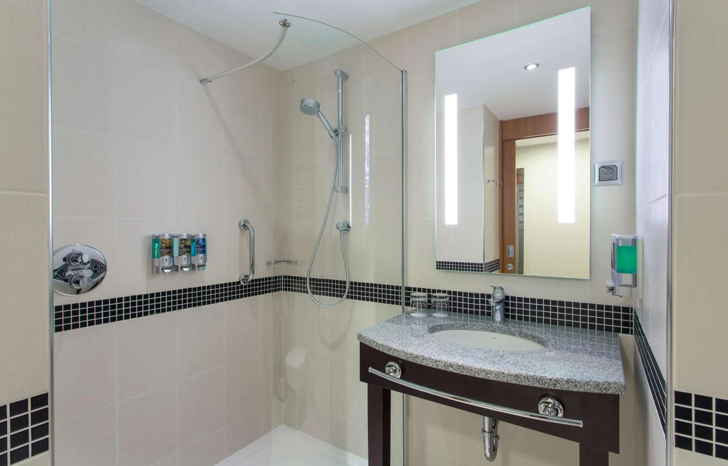 Bathroom in Hampton by Hilton Gdansk Airport