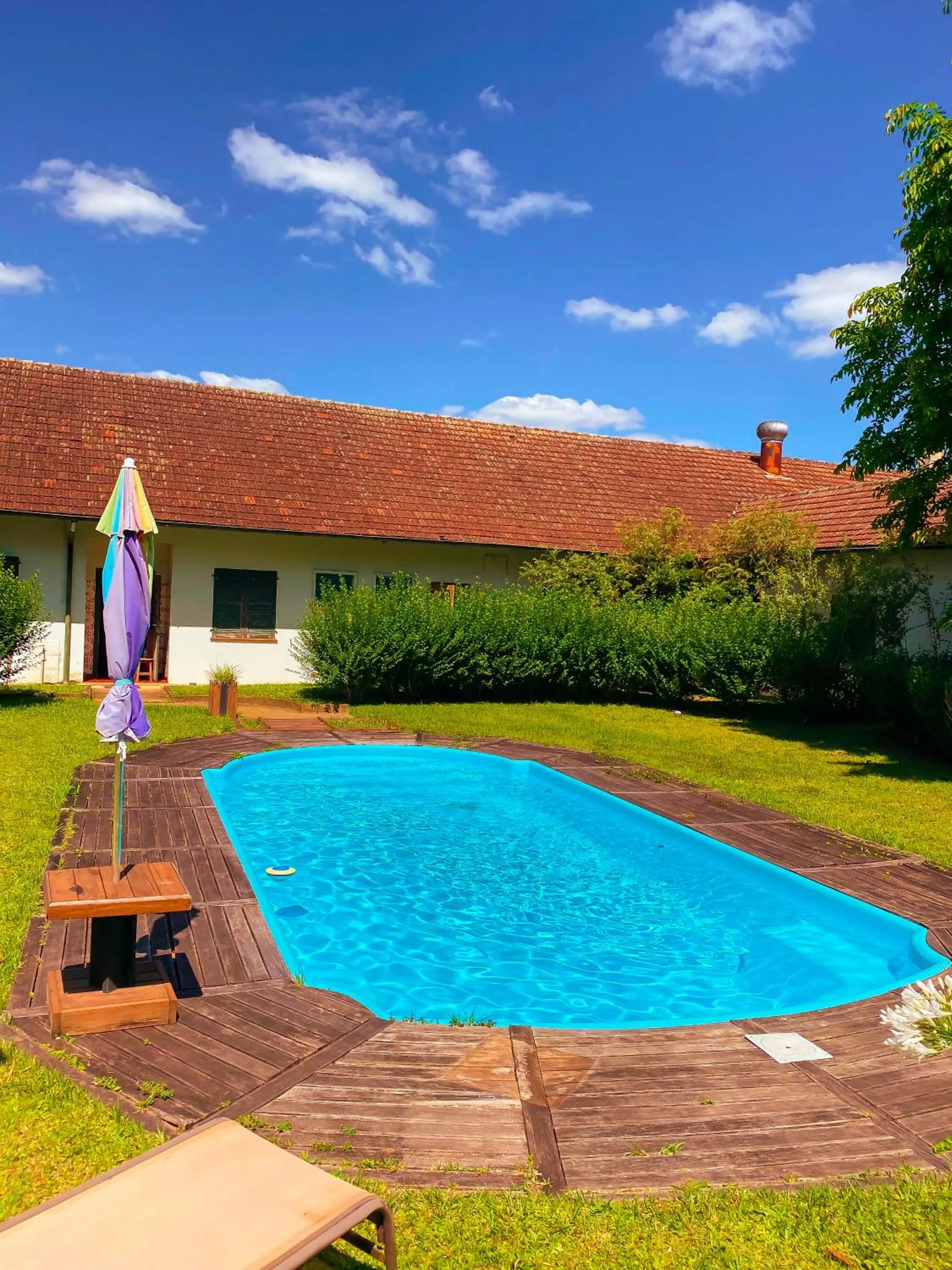 Inner courtyard view in Hotel Pousada Joao de Barro