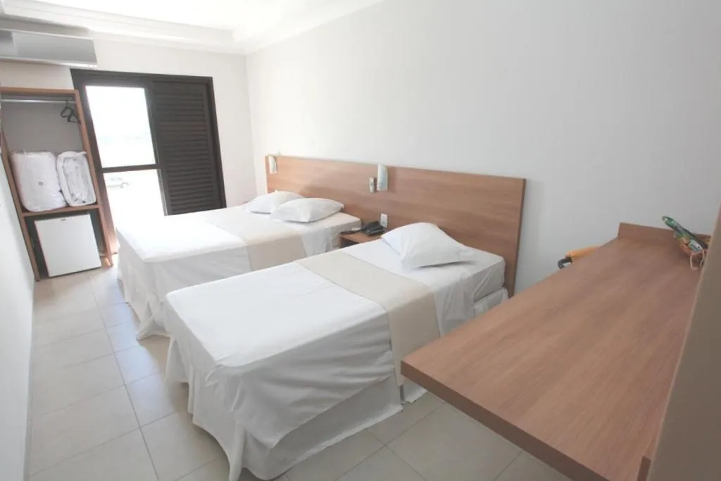 Bed in Hotel Recreio São Jorge