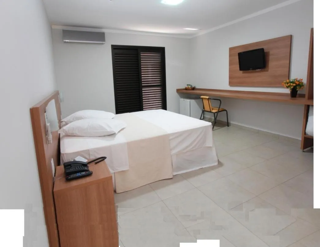 Bed in Hotel Recreio São Jorge
