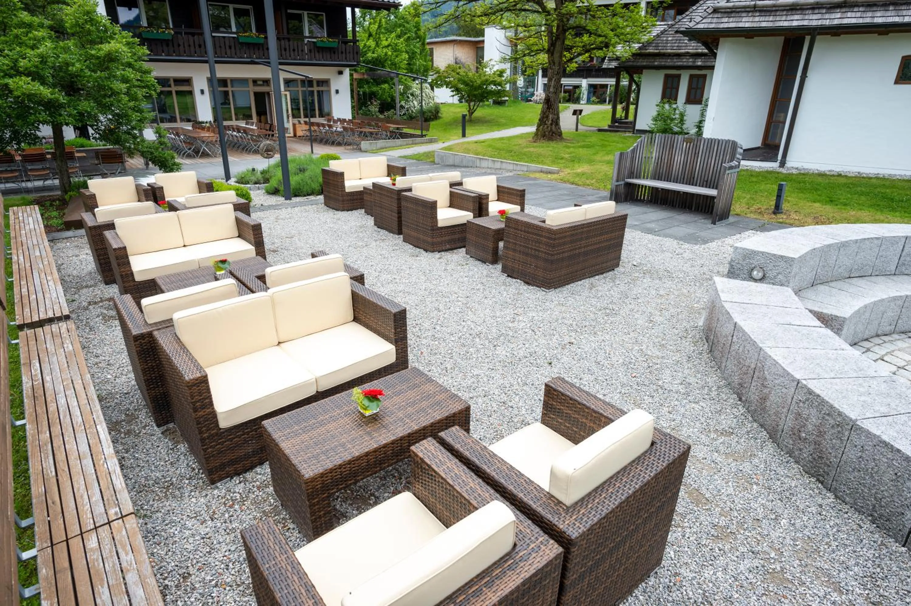 Garden in Hotel Alpenblick