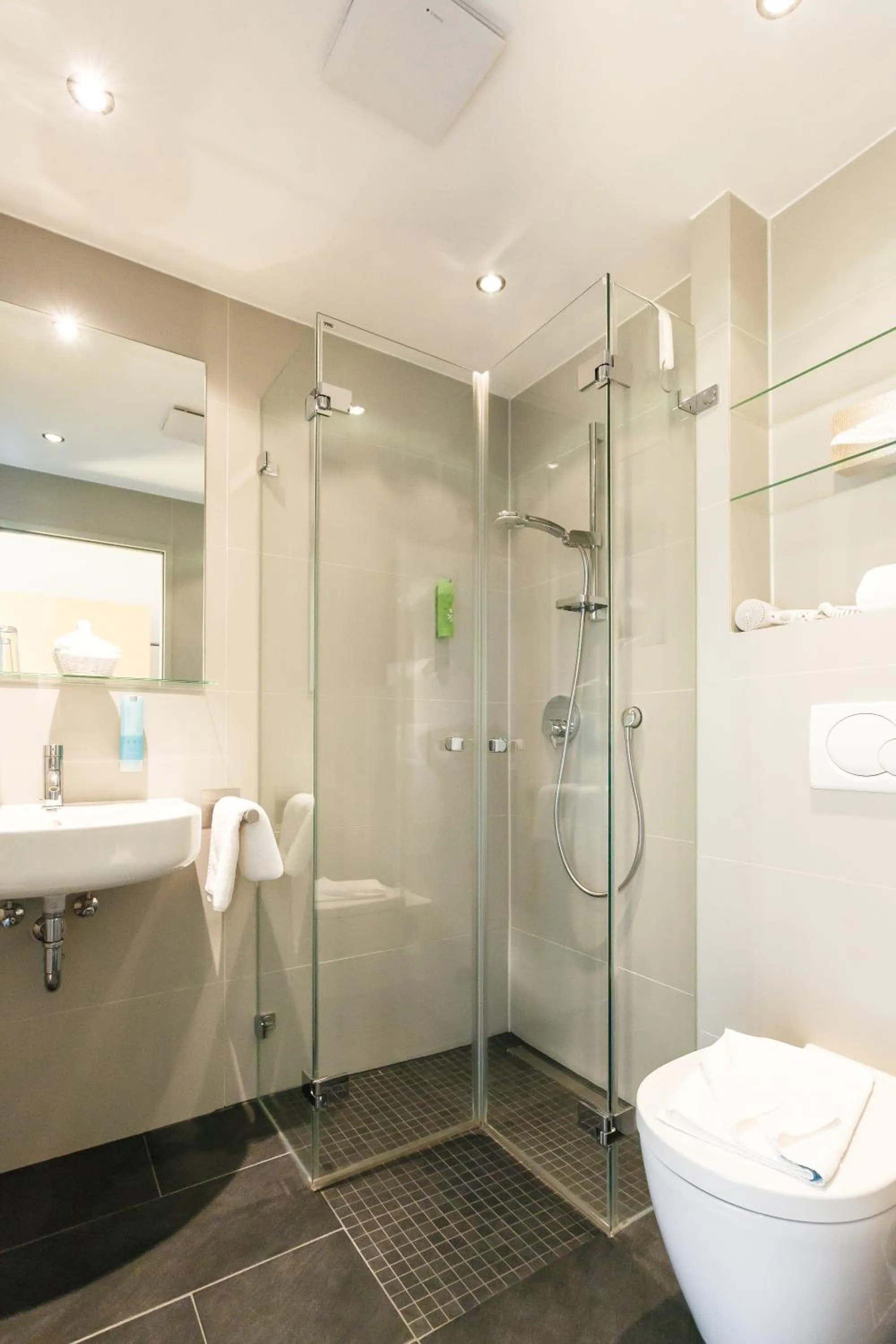 Shower in Hotel Alpenblick