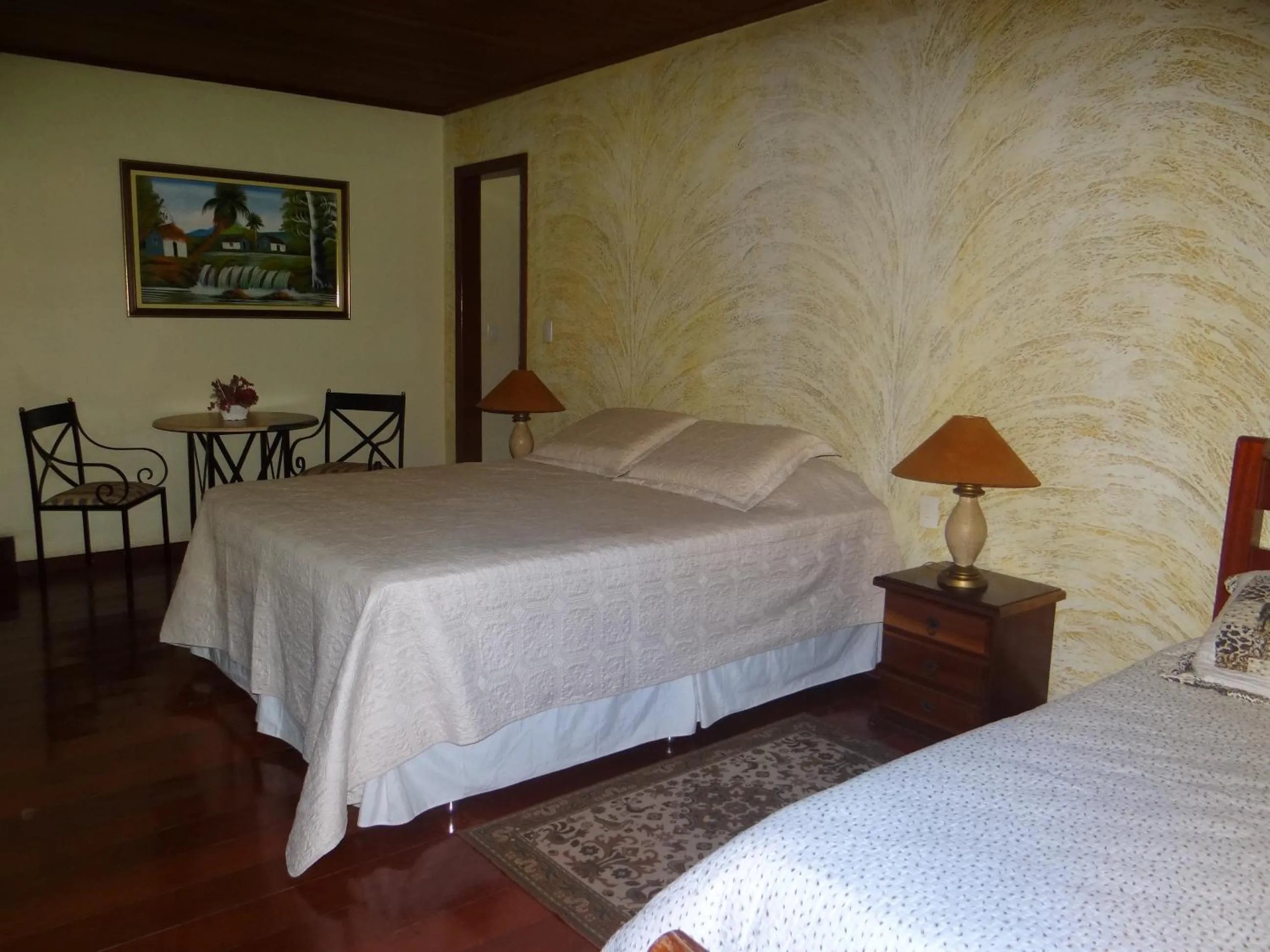 Decorative detail, Bed in Pousada da Mantiqueira