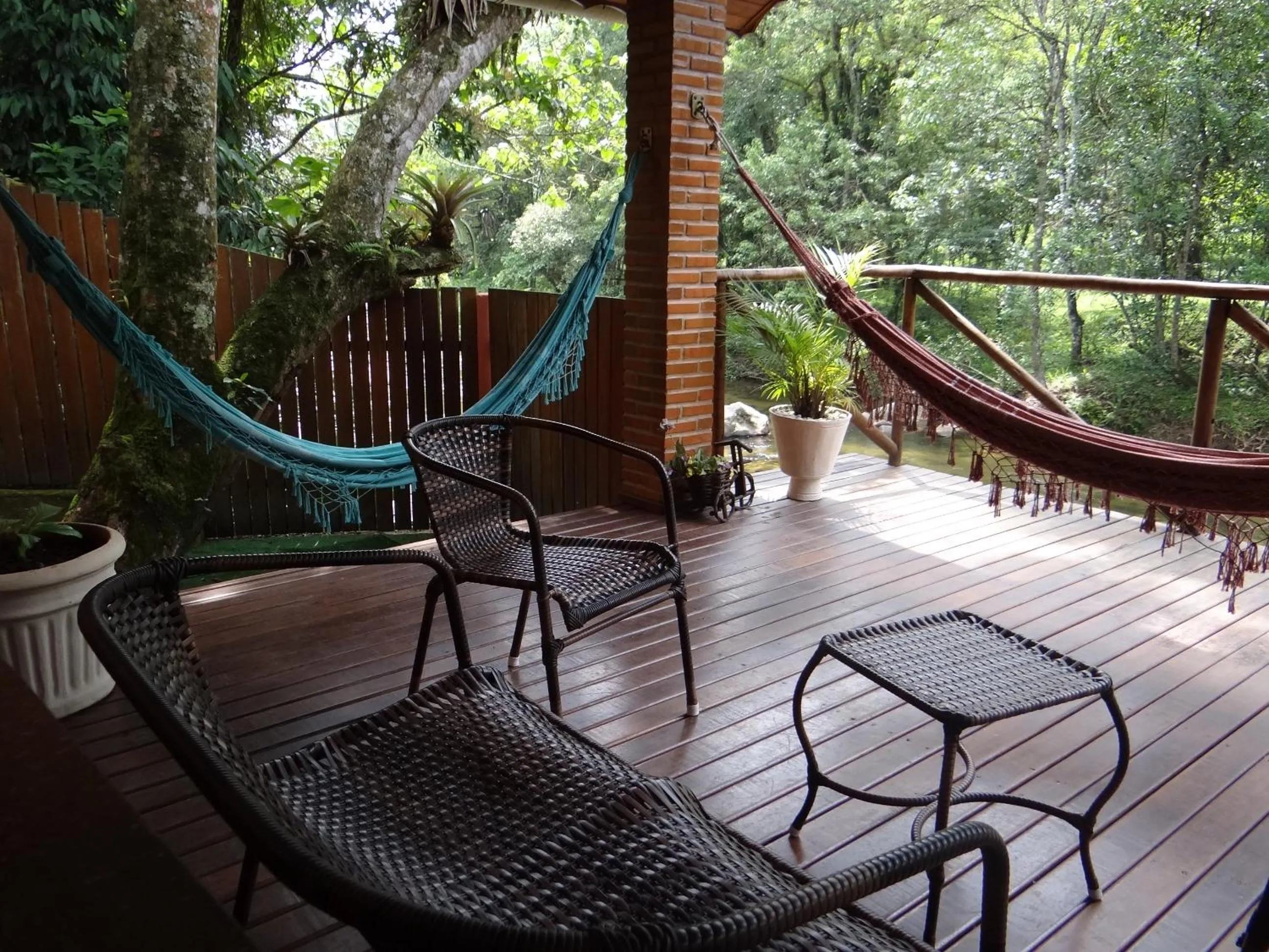Balcony/Terrace in Pousada da Mantiqueira