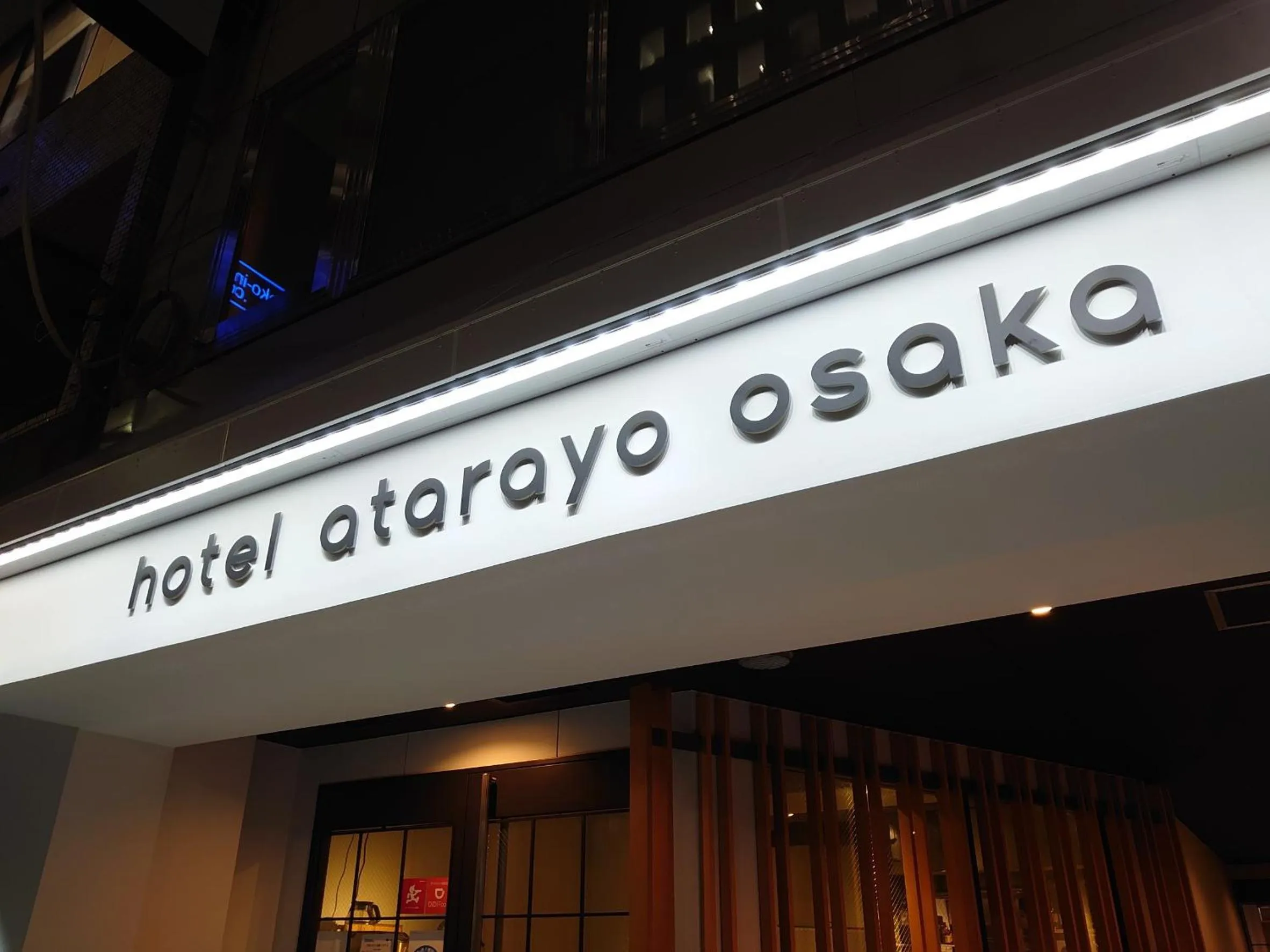 Property building in hotel atarayo osaka