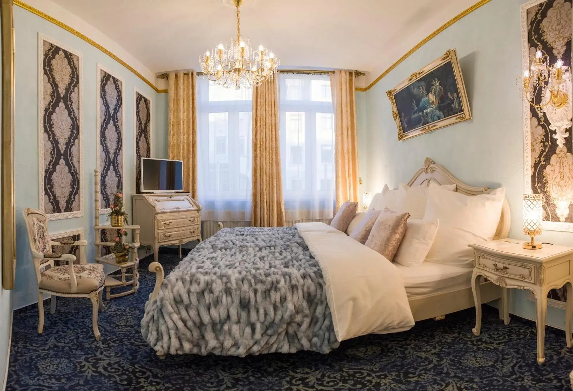 Bedroom, Bed in Hotel Alexandra Bedroom, Bed in Hotel Alexandra