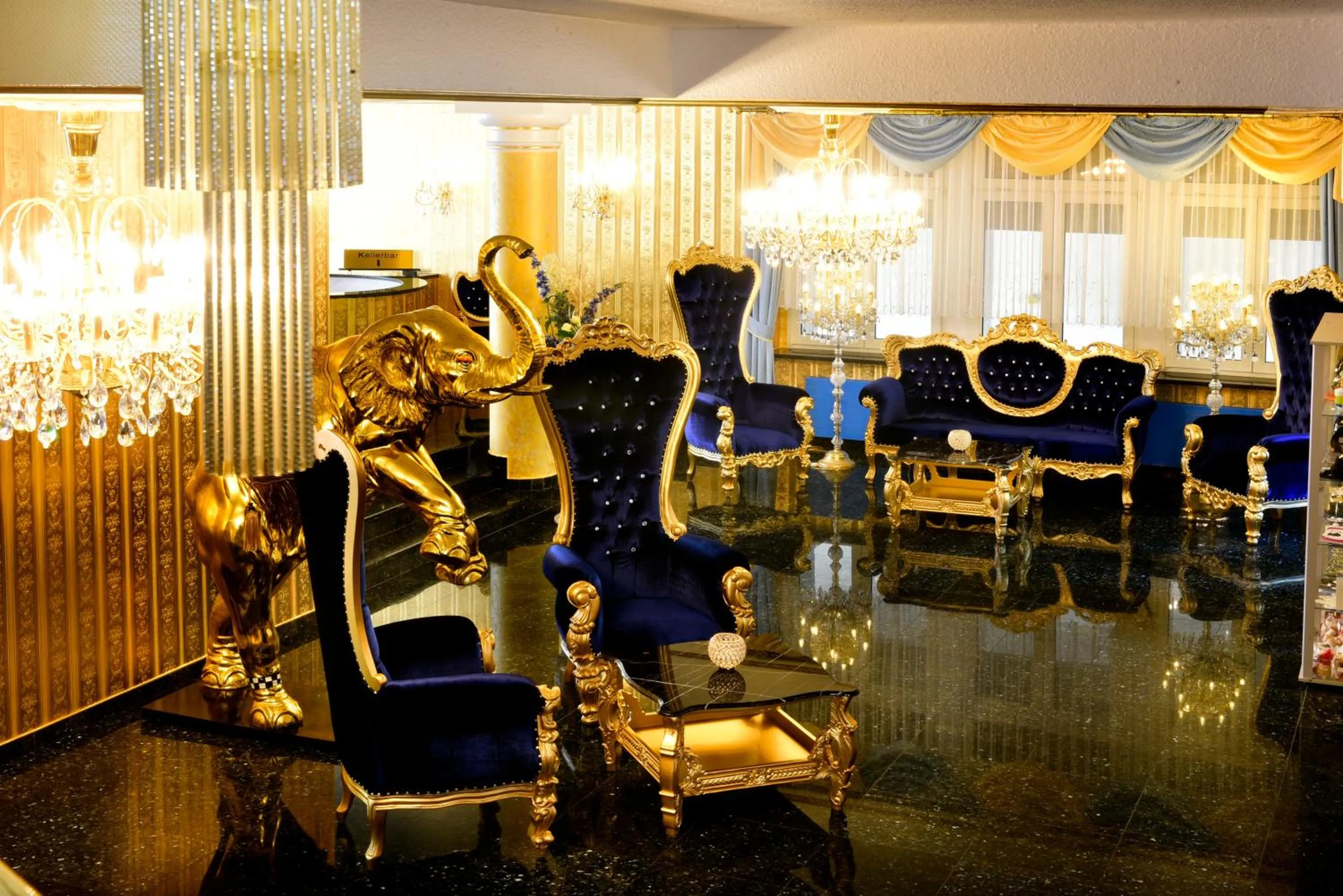 Lobby or reception in Hotel Alexandra