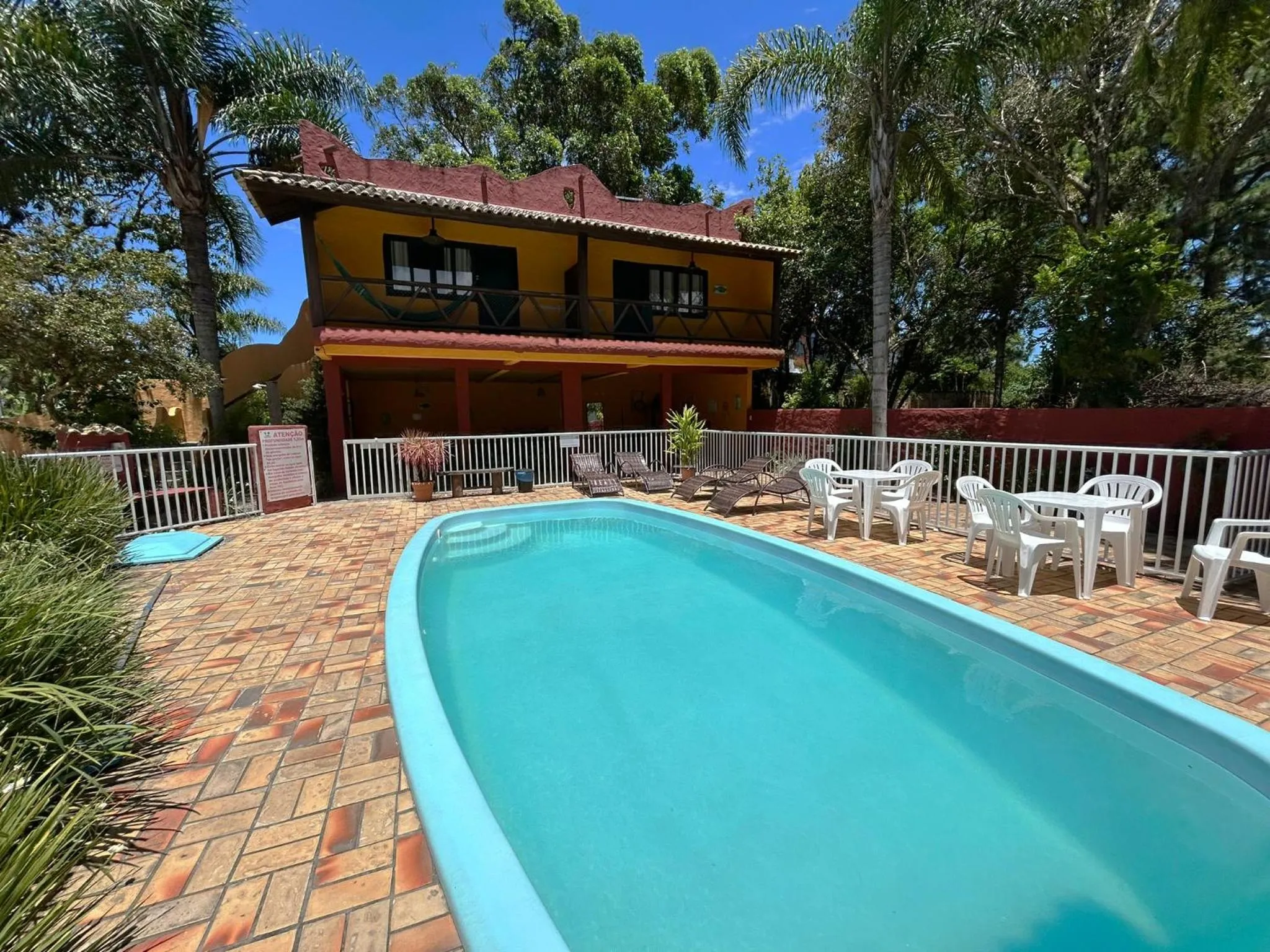 Swimming pool in Pousada Beleza Pura na Praia da Ferrugem