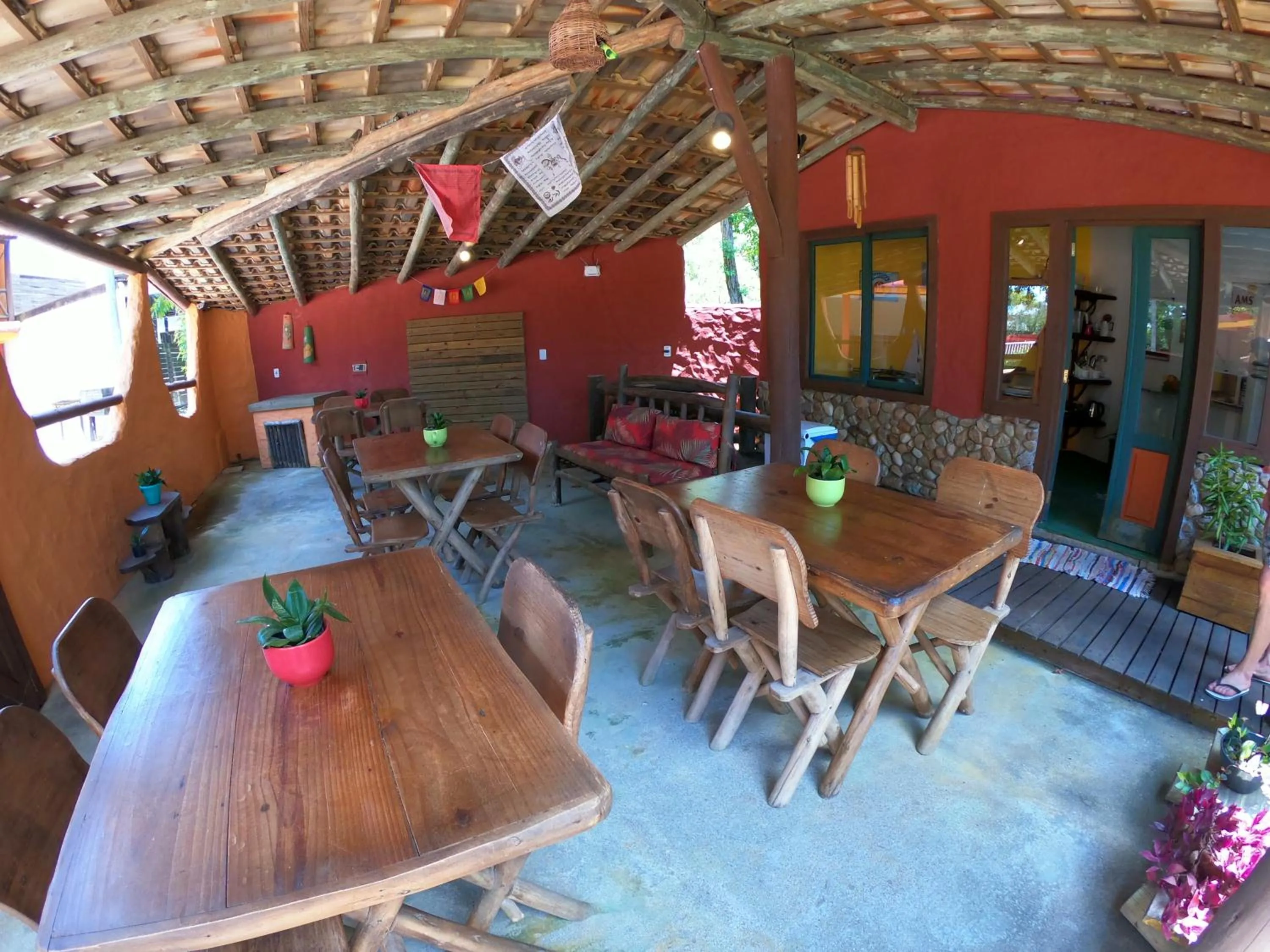 Meals in Pousada Beleza Pura na Praia da Ferrugem