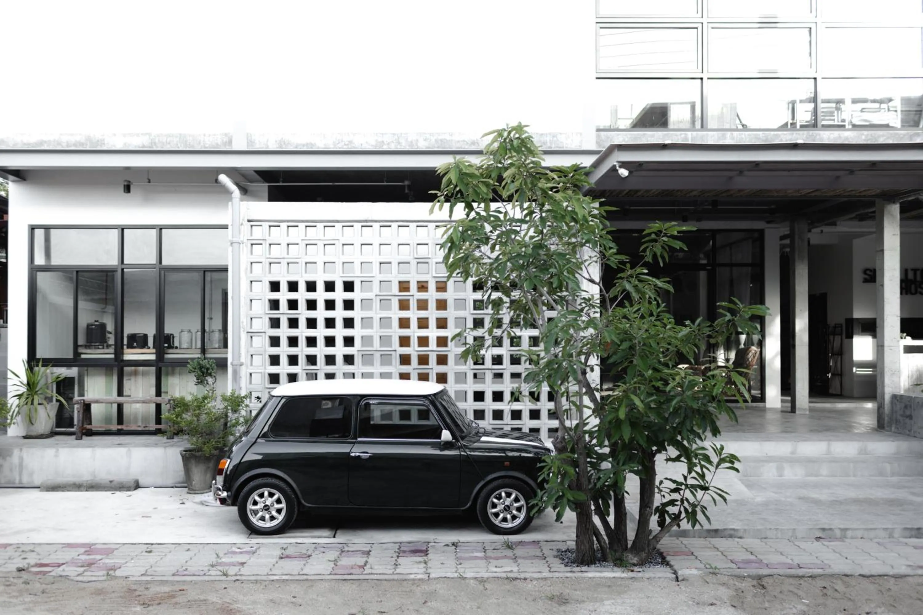 Property building in Small Town Hostel