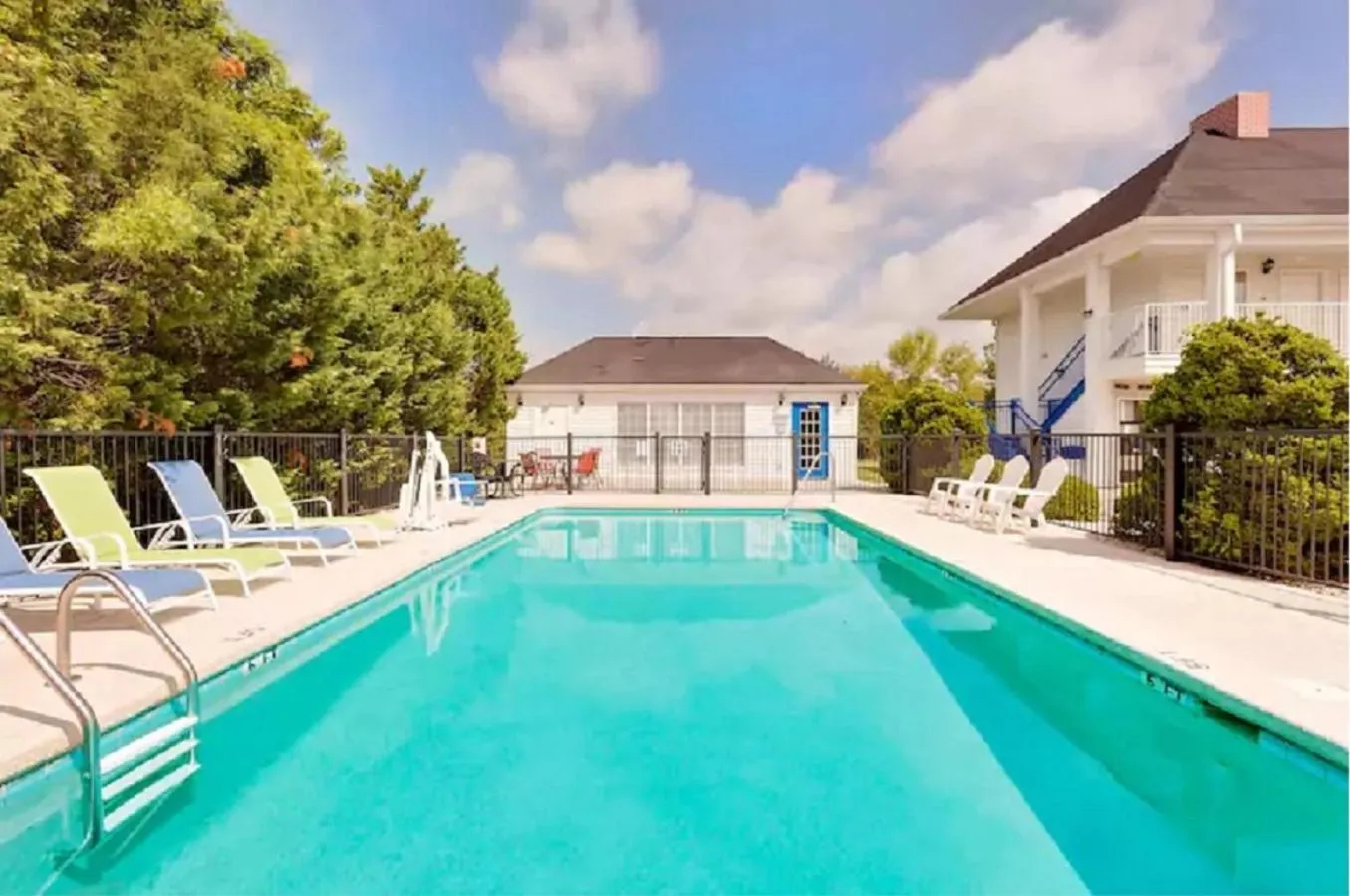 Swimming pool in Baymont by Wyndham Cleveland