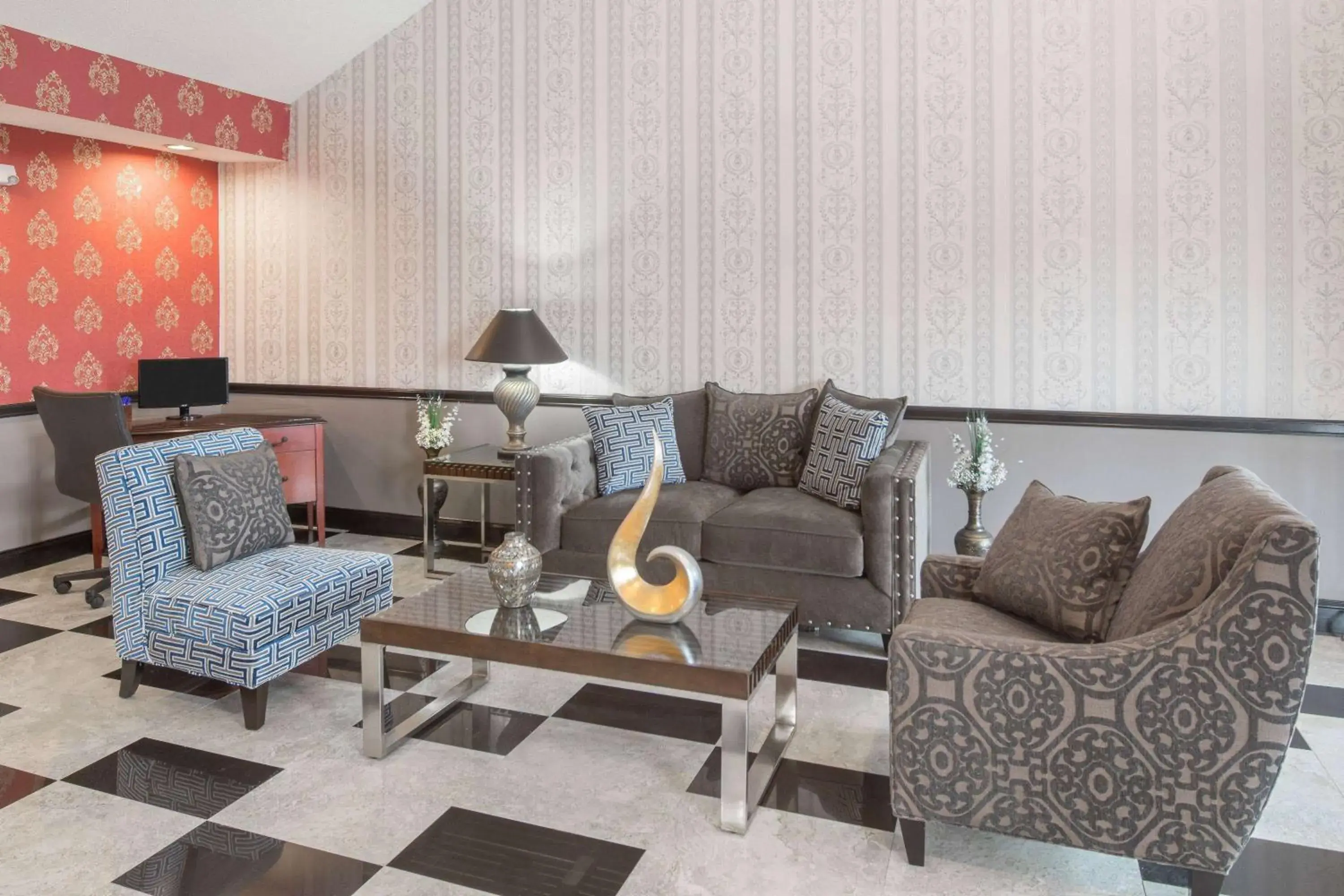 Lobby or reception in Baymont by Wyndham Cleveland Lobby or reception in Baymont by Wyndham Cleveland