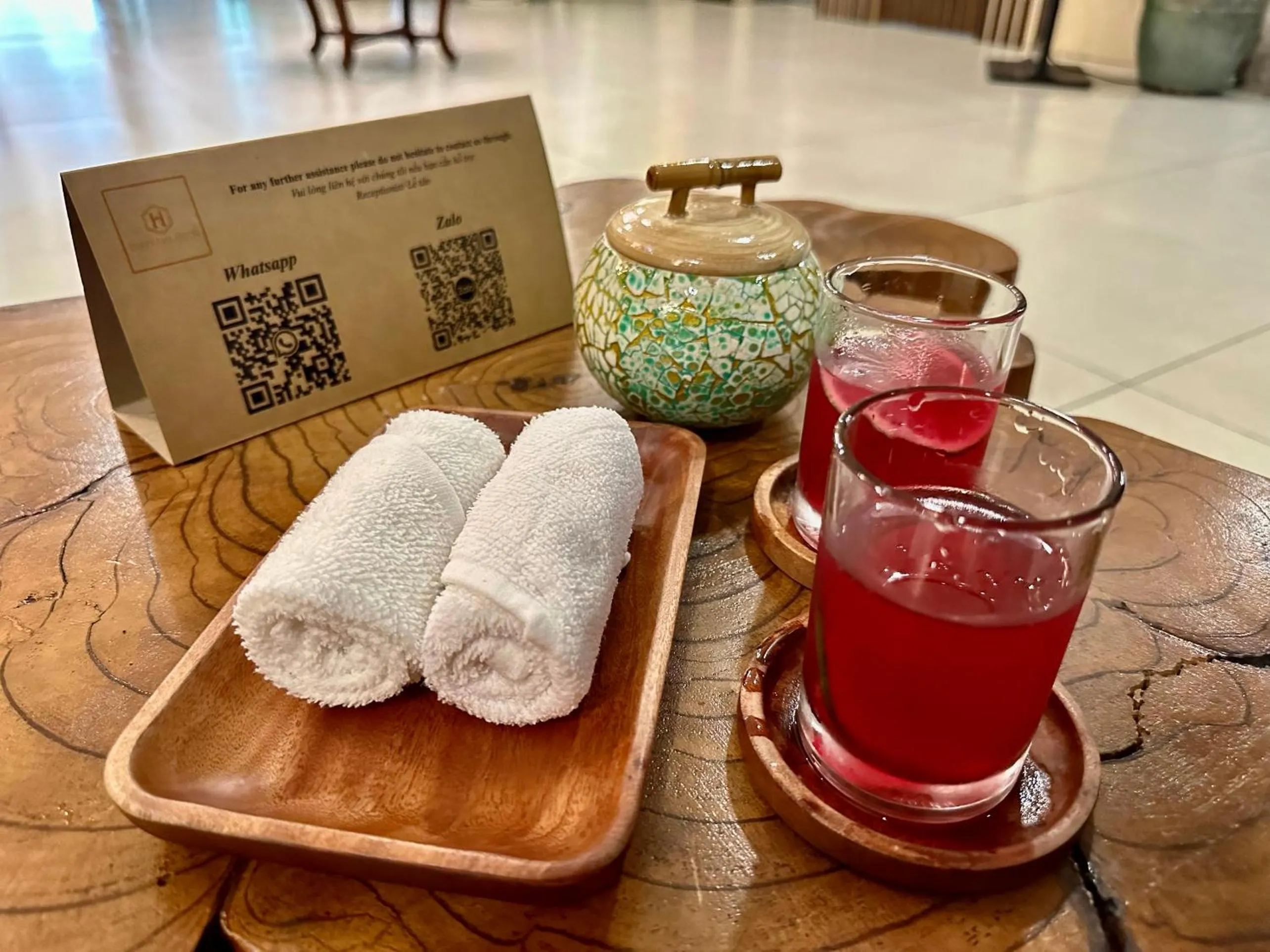 Drinks in Happy Life Green Hotel