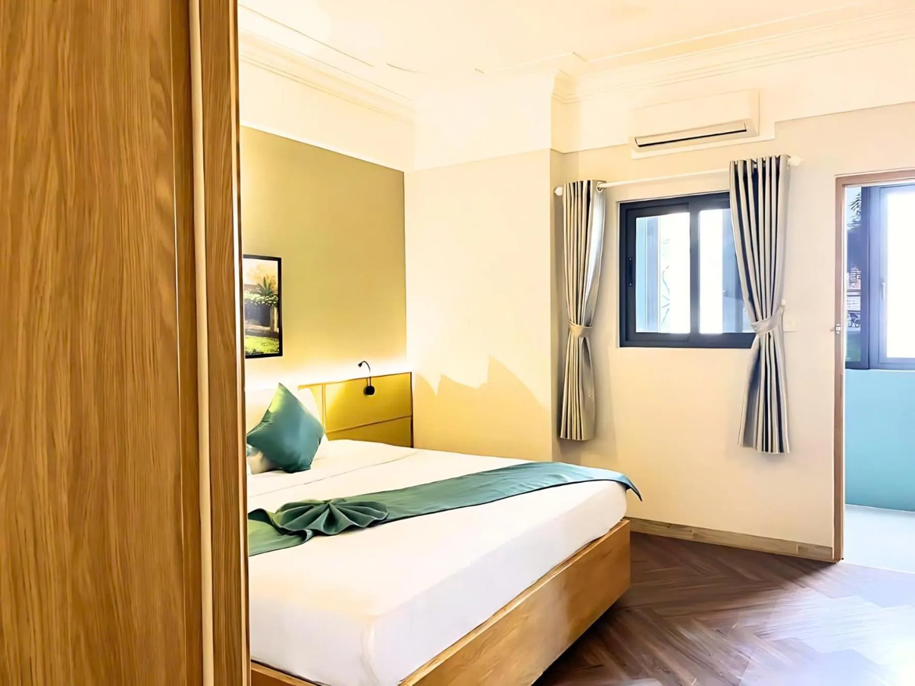 Bedroom, Bed in Happy Life Green Hotel