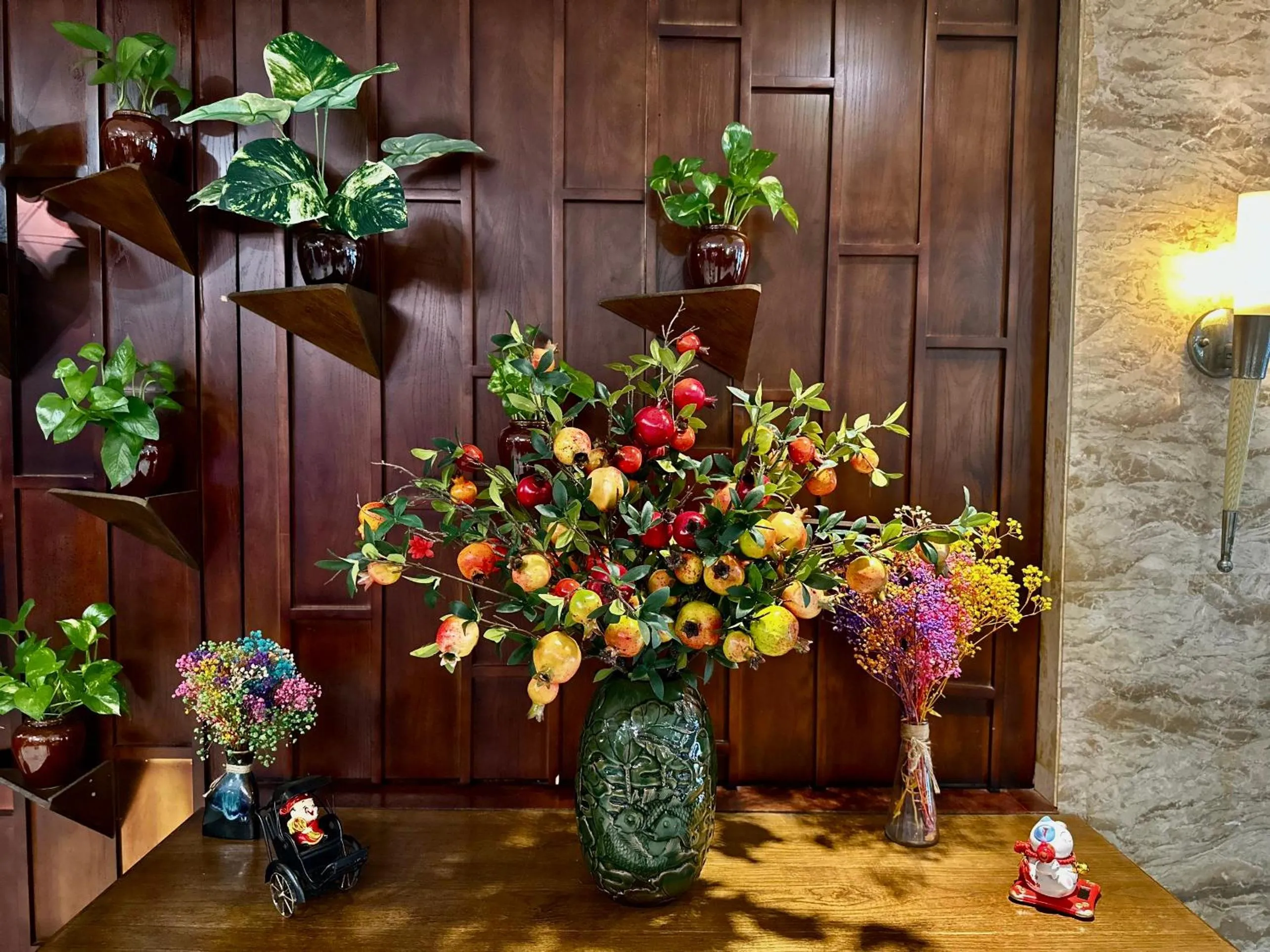 Decorative detail in Happy Life Green Hotel