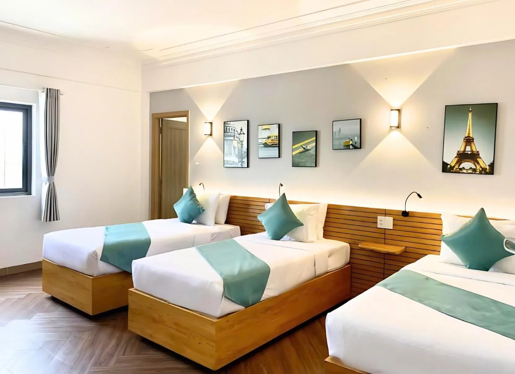 Bedroom, Bed in Happy Life Green Hotel