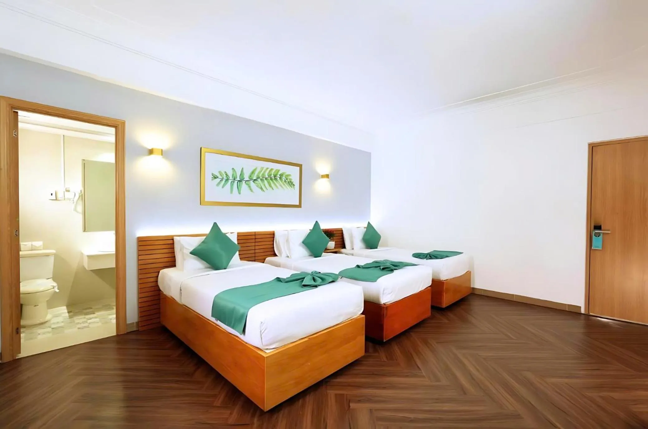 Bedroom, Bed in Happy Life Green Hotel