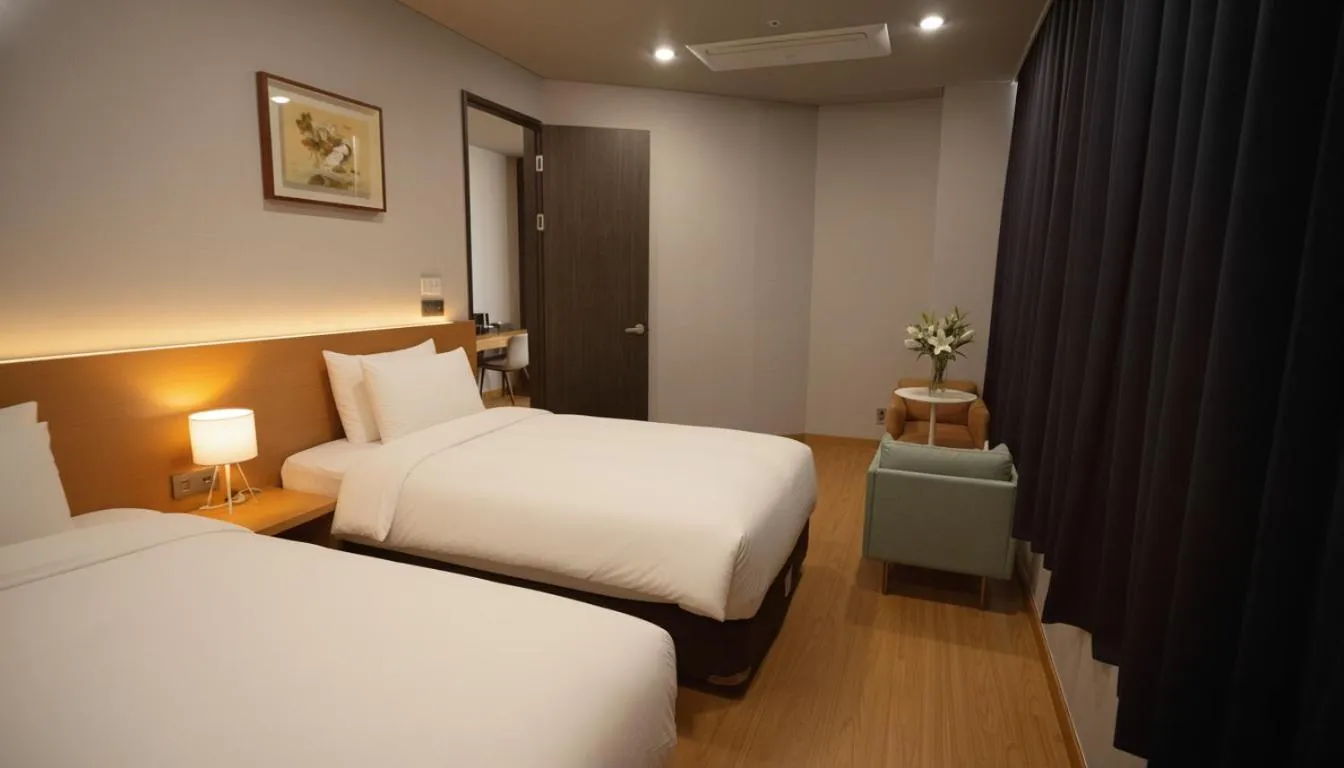 Bed in Kwangsu Hotel Haeundae