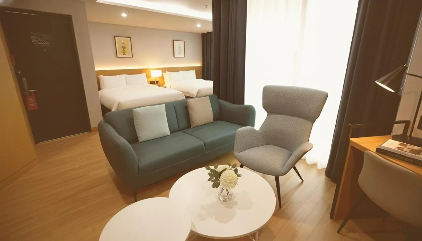 Bed in Kwangsu Hotel Haeundae