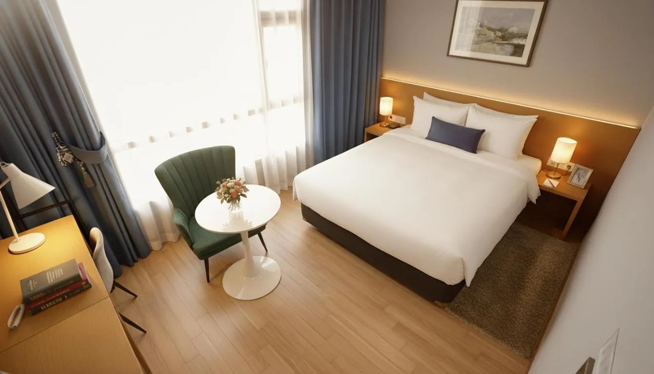 Bedroom, Bed in Kwangsu Hotel Haeundae