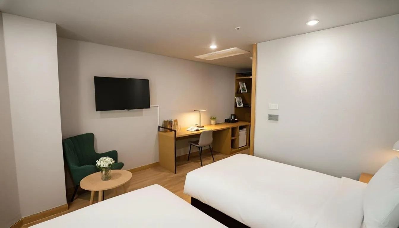 Bed in Kwangsu Hotel Haeundae