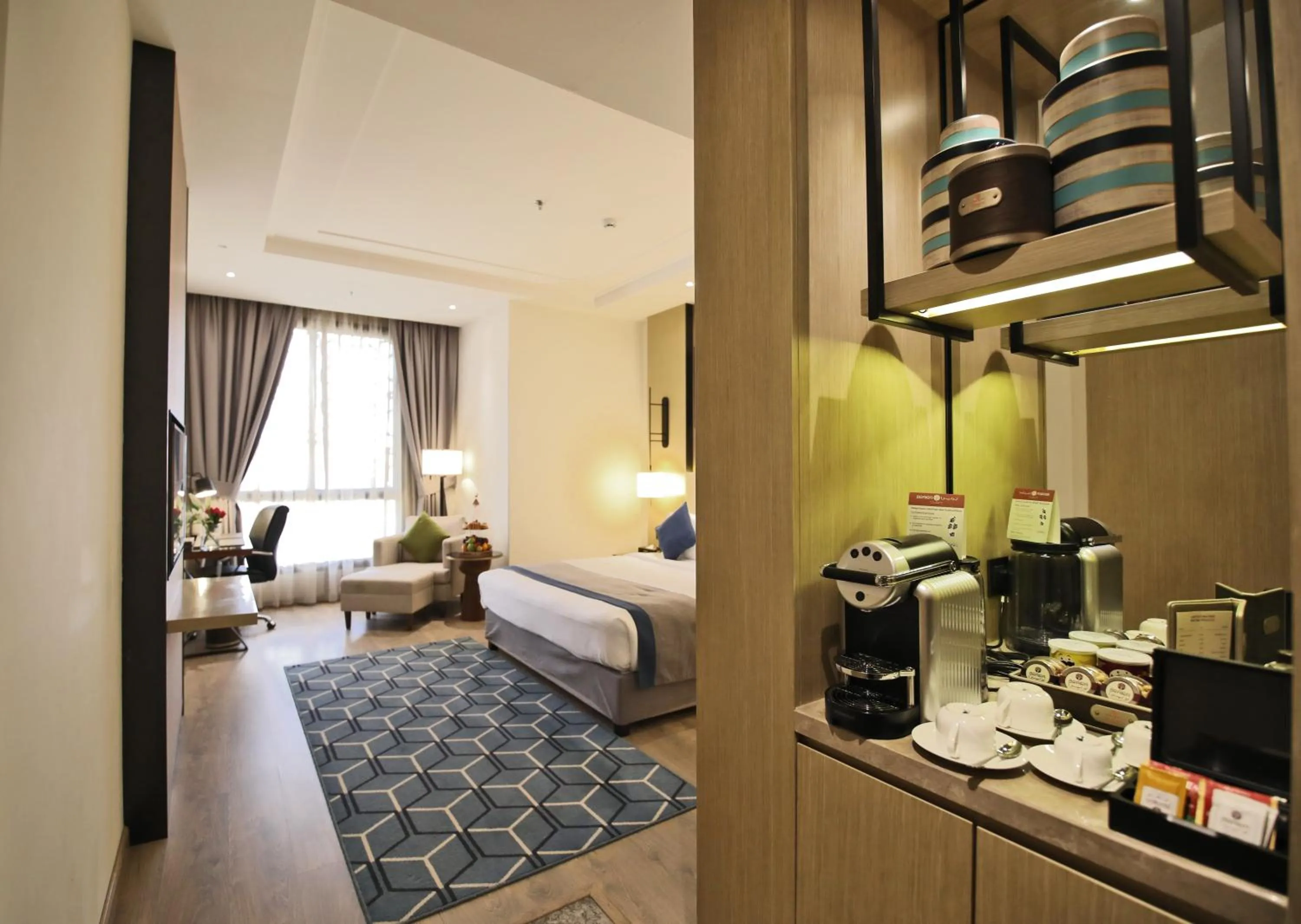 Coffee/tea facilities, Bed in Braira Al Yarmouk