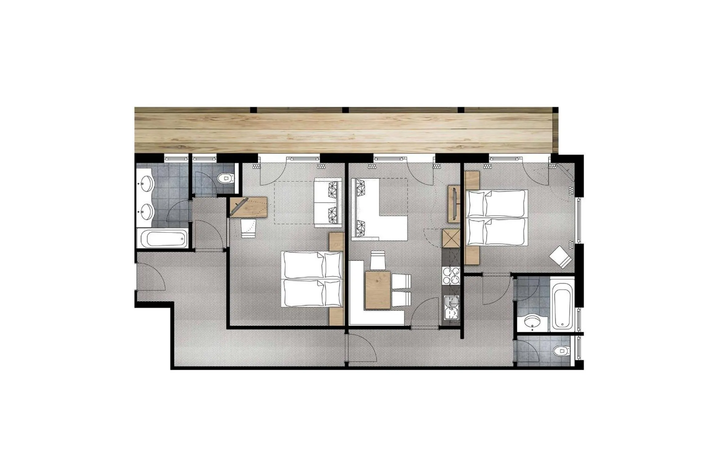 Floor plan in Gurglhof Apartmenthaus