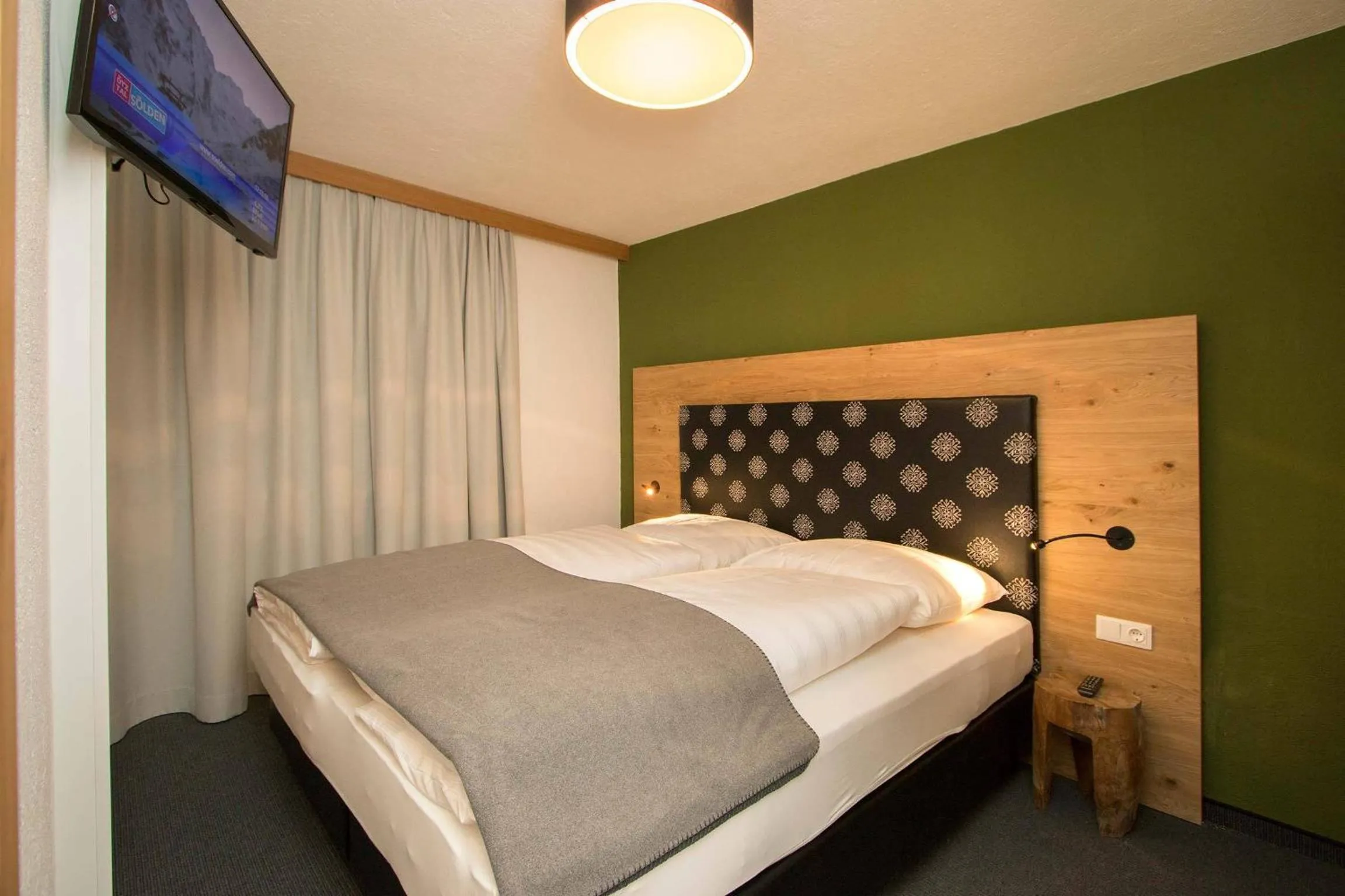 Bed in Gurglhof Apartmenthaus