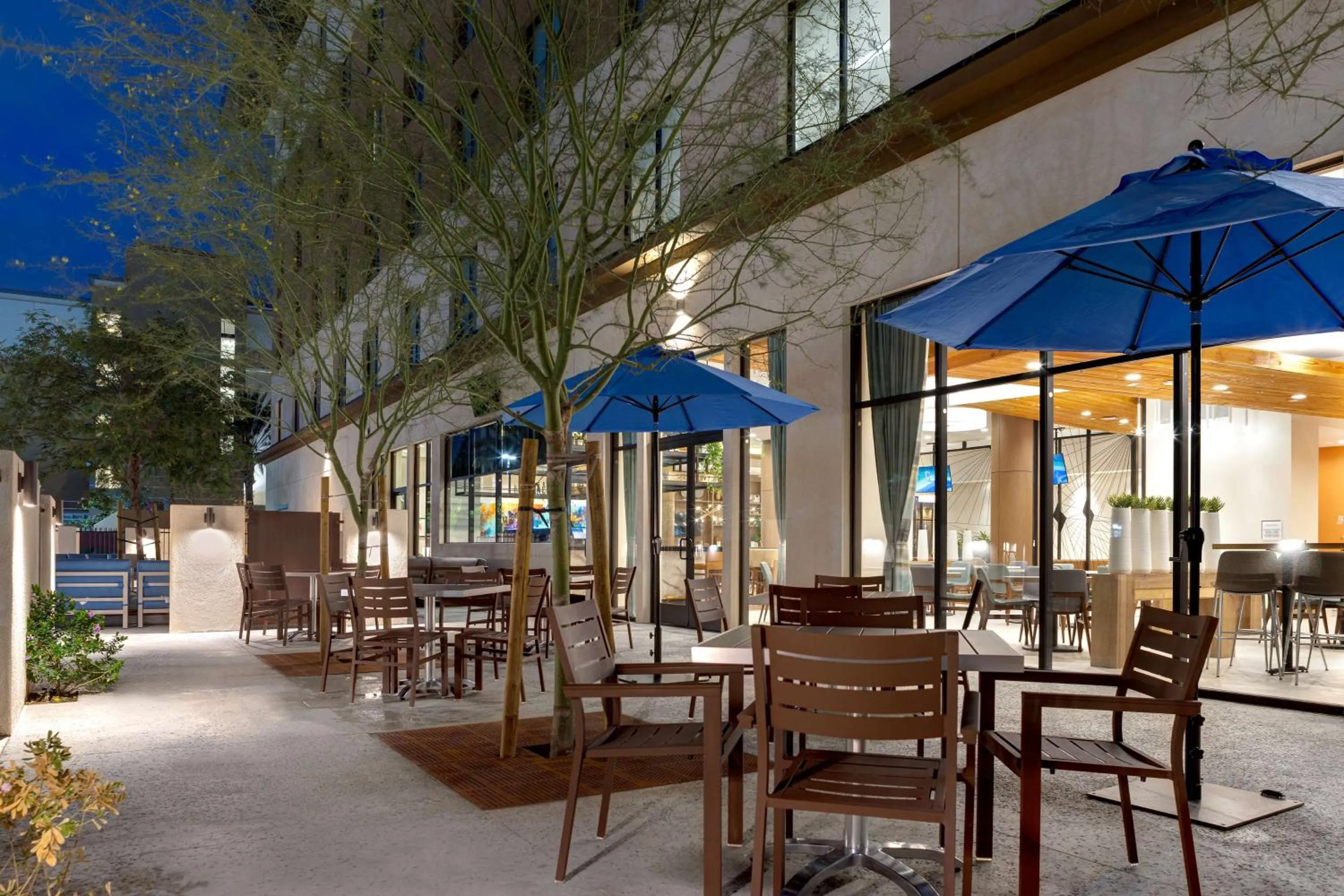 Pool view in Hilton Garden Inn Anaheim Resort