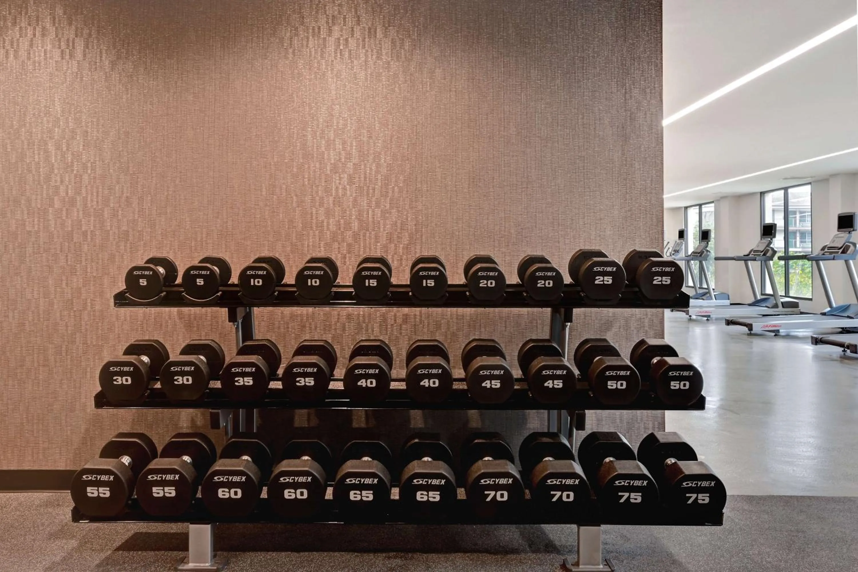 Fitness centre/facilities in Hilton Garden Inn Anaheim Resort