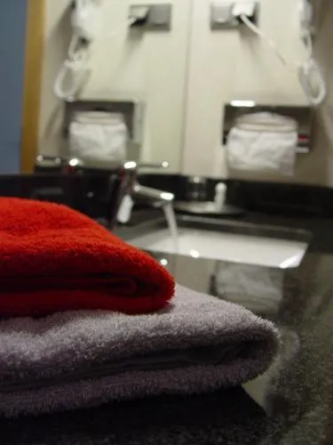 Bathroom in Hotel Goldener Hirsch