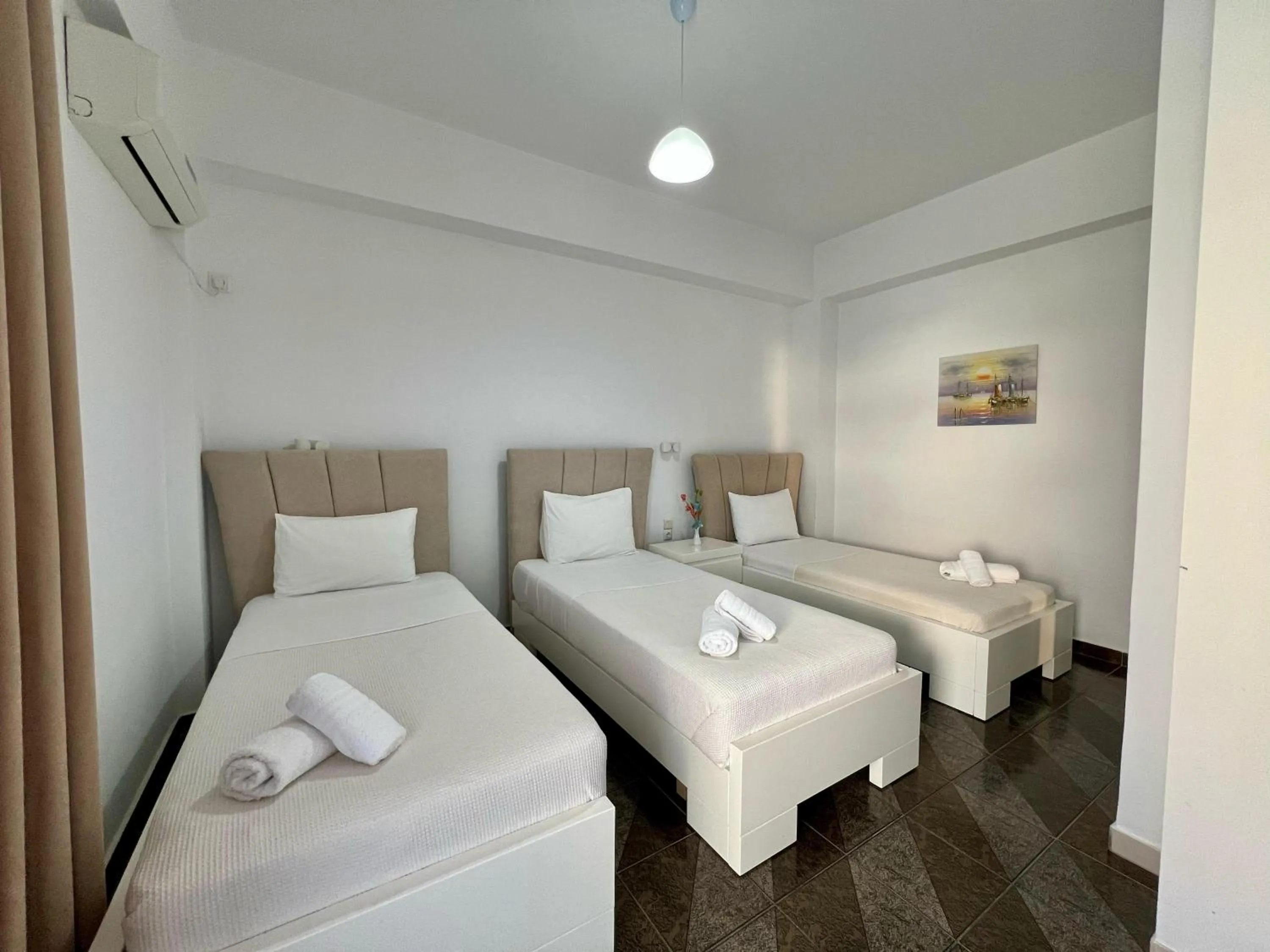 Bed in Hotel Oxhaku
