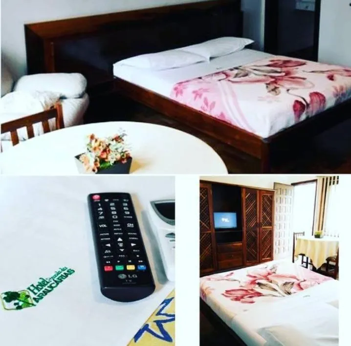 Balcony/Terrace, Bed in Hotel Pousada das Araucarias