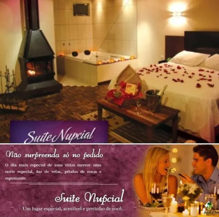 Decorative detail, Bed in Hotel Pousada das Araucarias