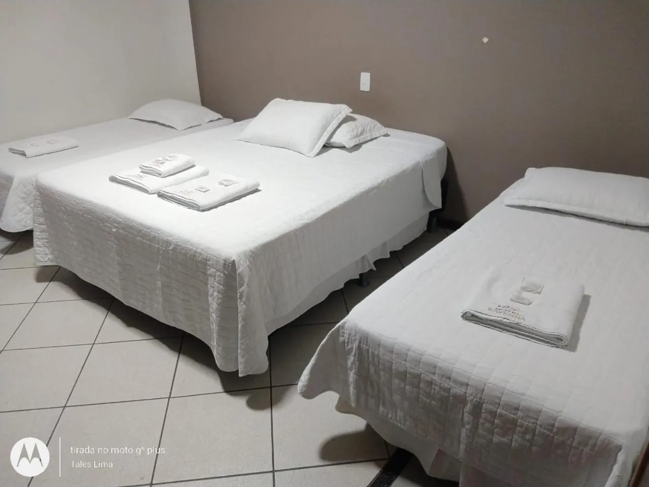 Bed in Hotel Ravenna