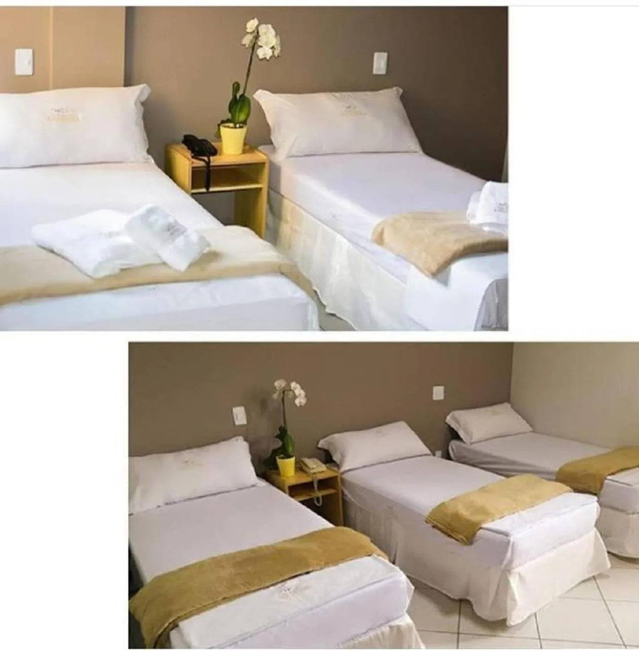 Bed in Hotel Ravenna