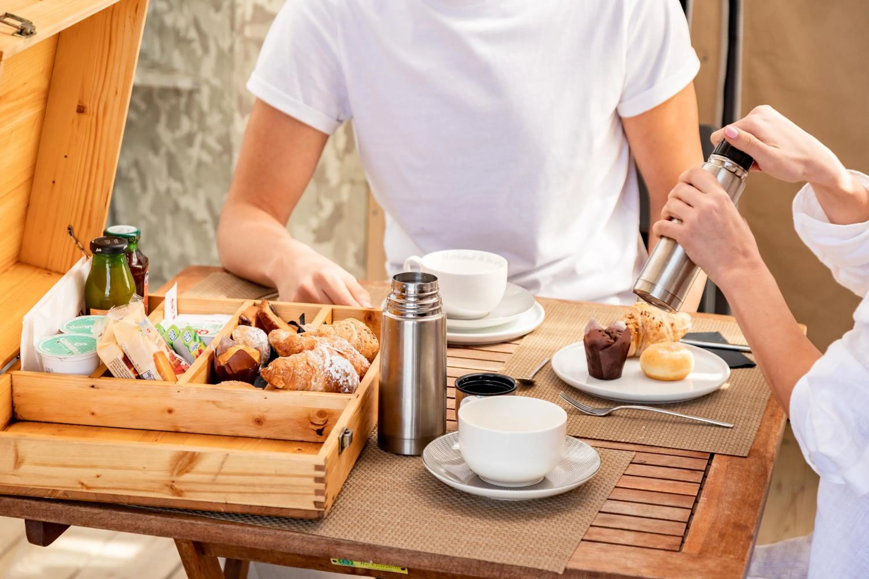 Breakfast in Nabi Resort Glamping & SPA