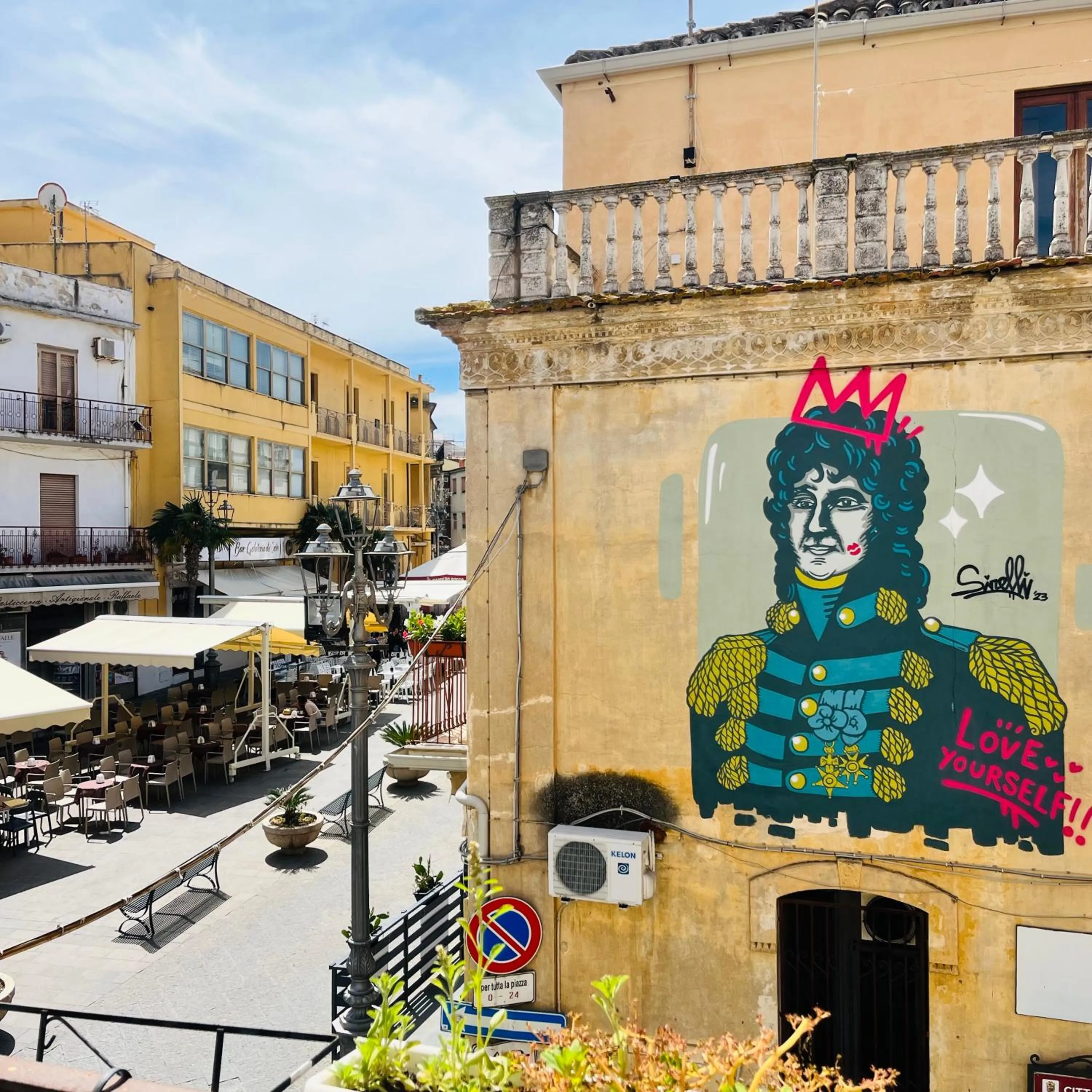 City view in La Meridiana - centro storico di Pizzo