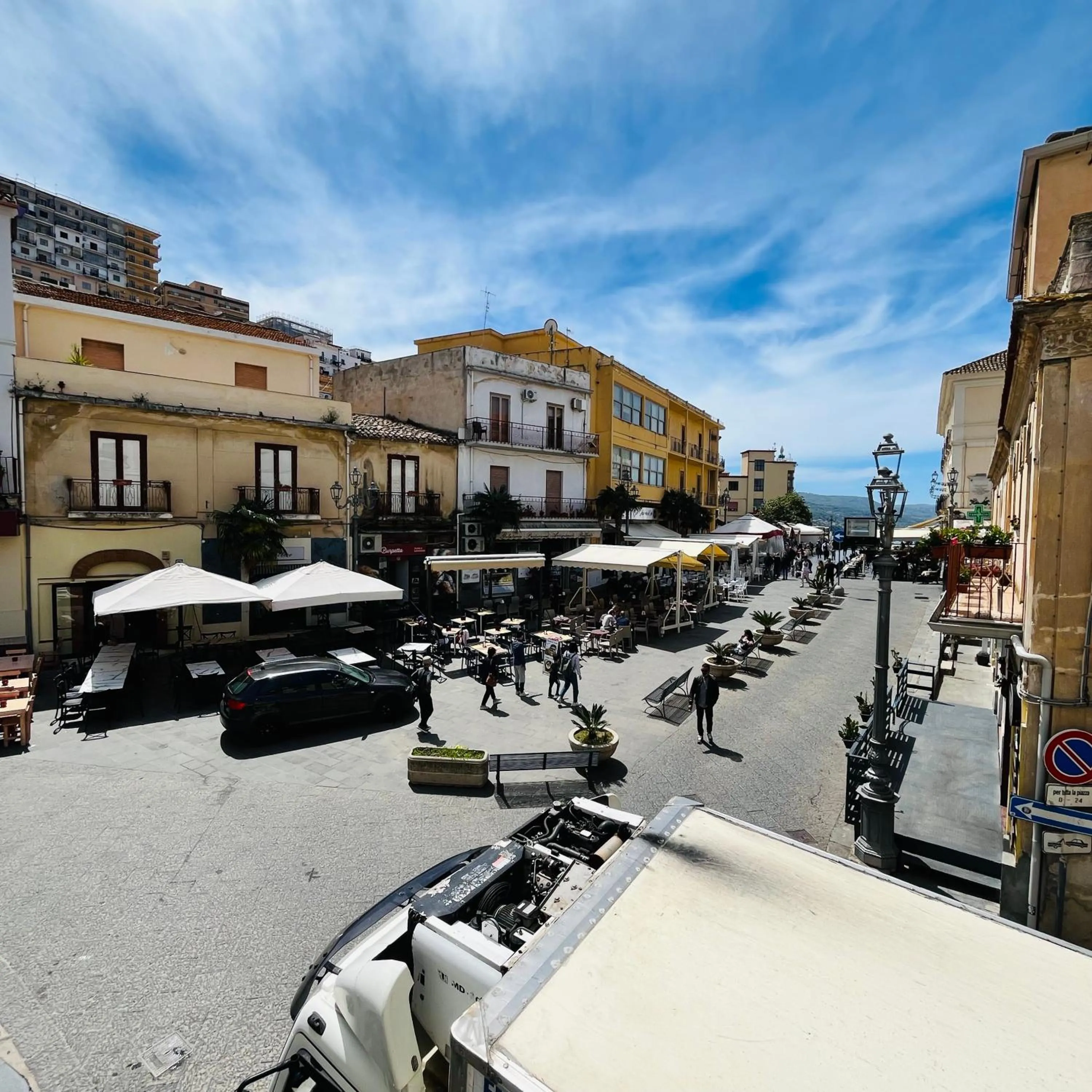 City view in La Meridiana - centro storico di Pizzo