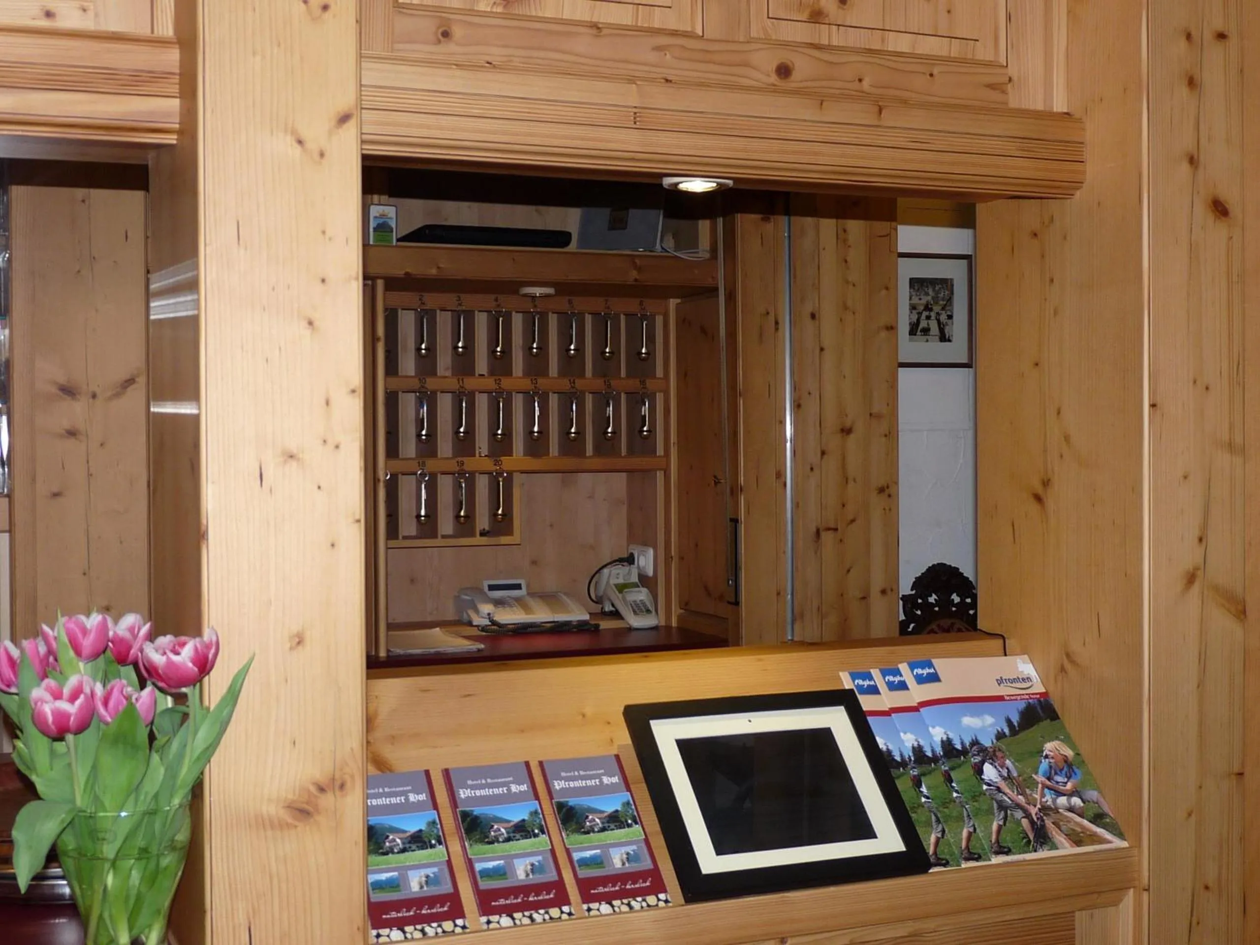 Lobby or reception in Hotel Pfrontener Hof