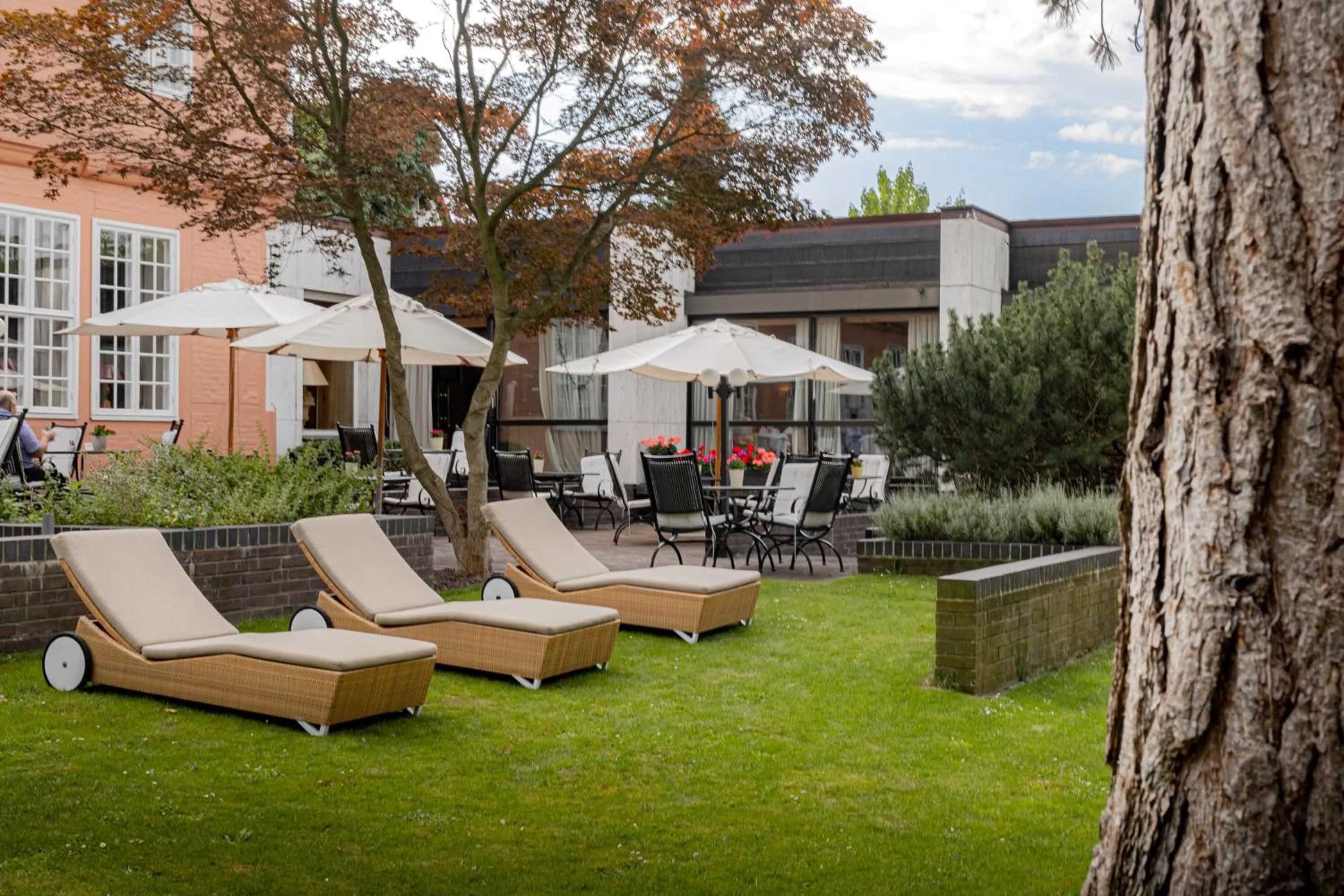 Garden in Althoff Hotel Fürstenhof