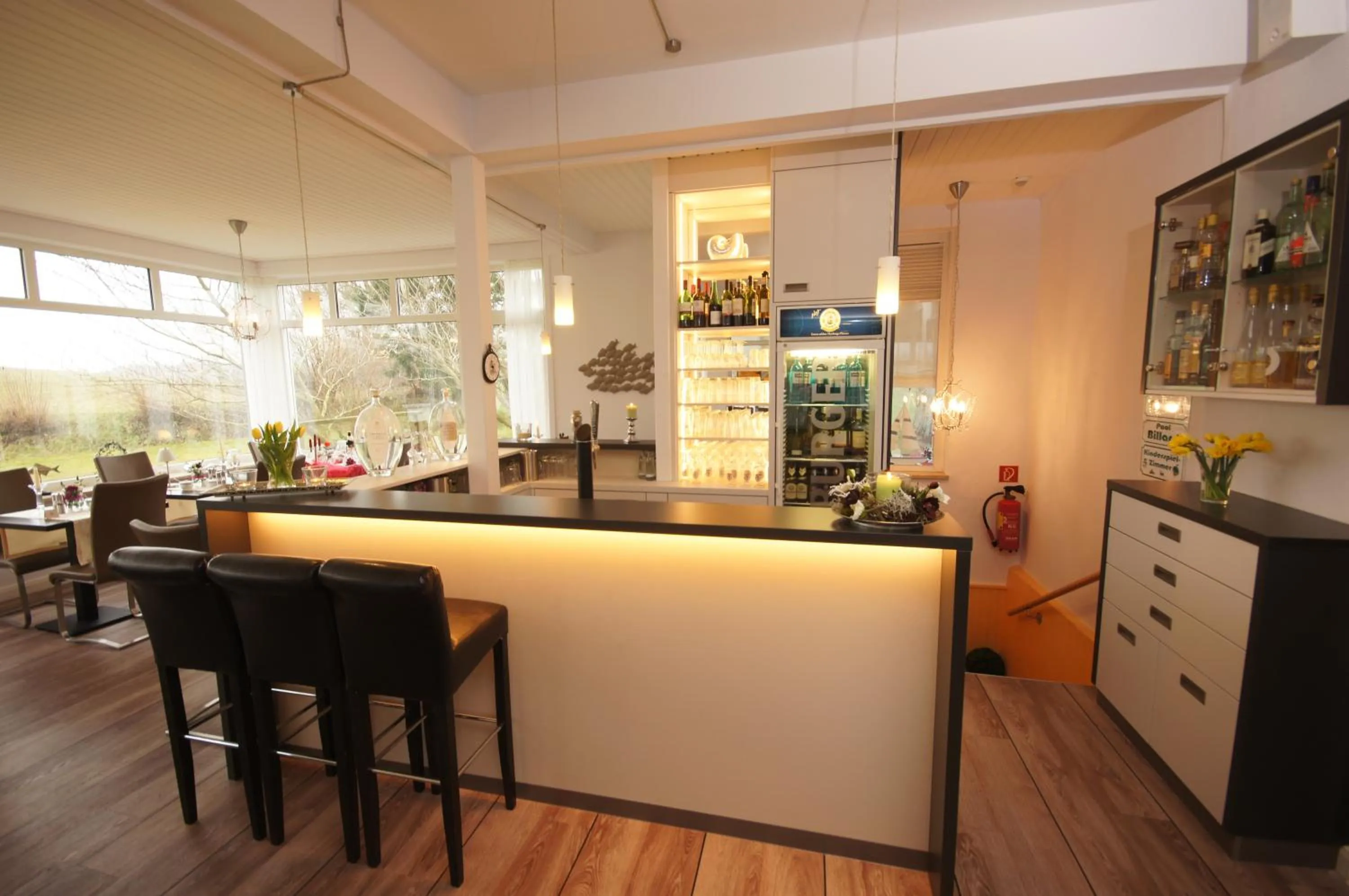 Lounge or bar in HofHotel Krähenberg