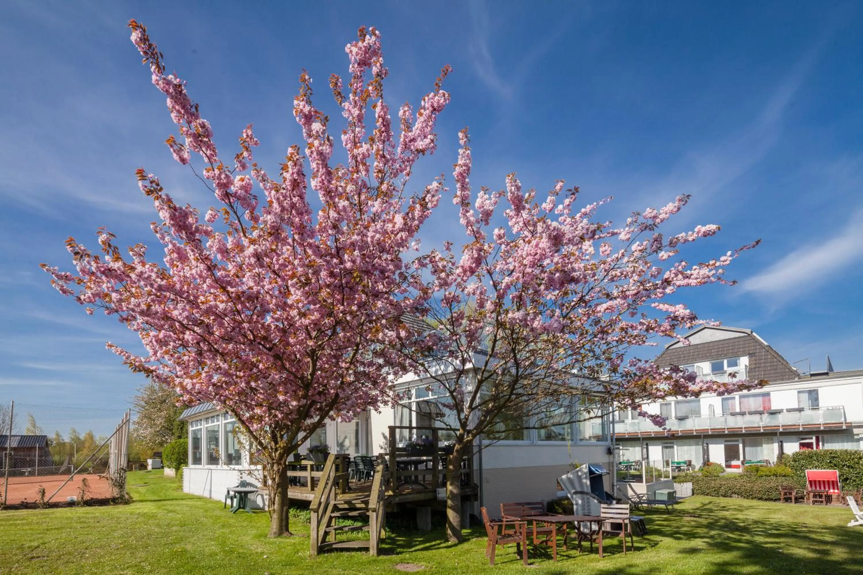 Garden in HofHotel Krähenberg