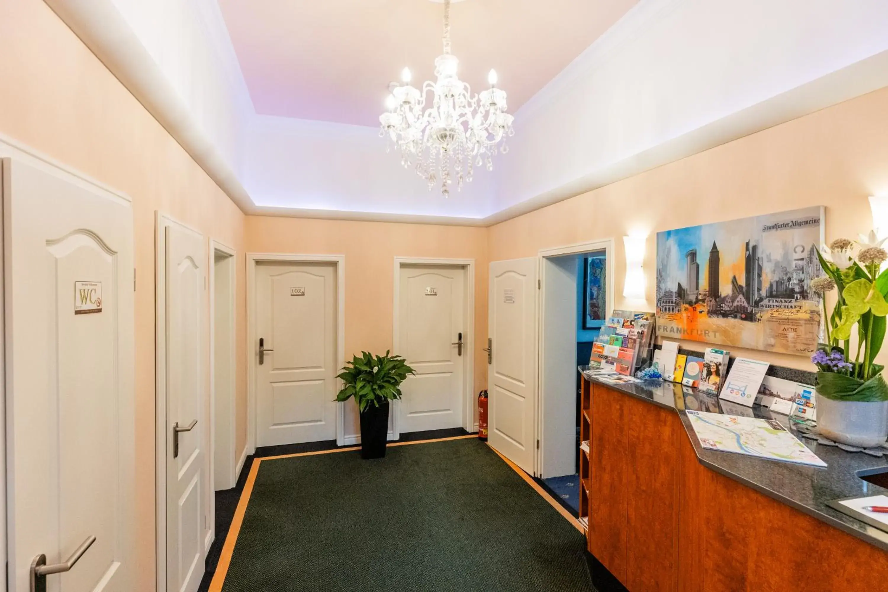 Lobby or reception in Hotel West an der Bockenheimer Warte Lobby or reception in Hotel West an der Bockenheimer Warte